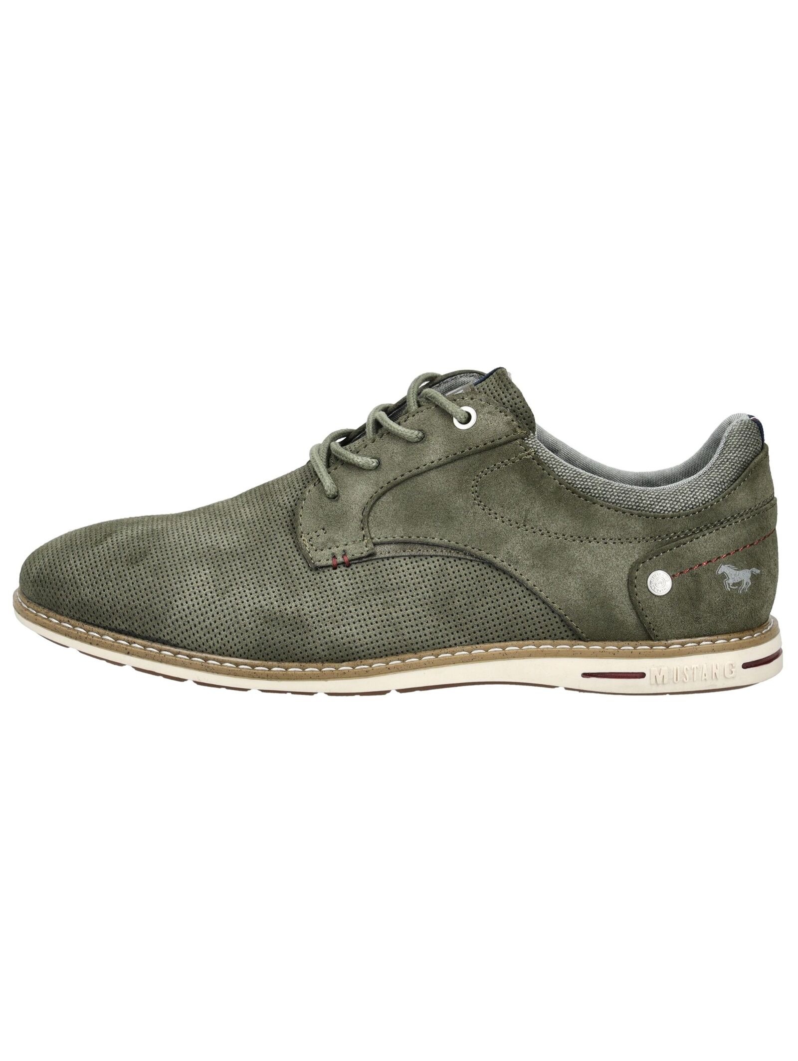Mustang Shoes Schnürschuh "Mustang Shoes Halbschuhe Lederimitat" günstig online kaufen