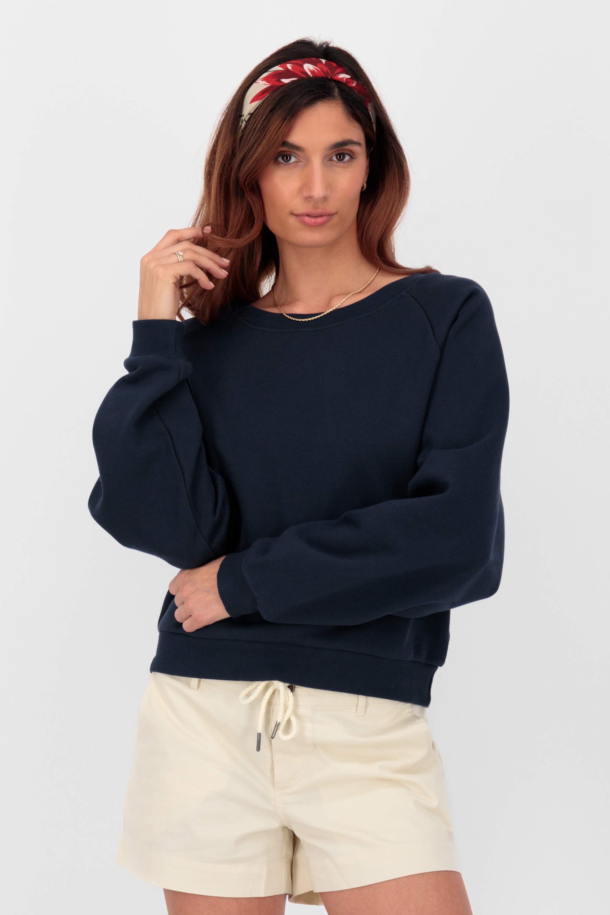 Alife & Kickin Sweatshirt »Damen TeonaAK A«, Basic Pullover mit Rundhalsausschnitt