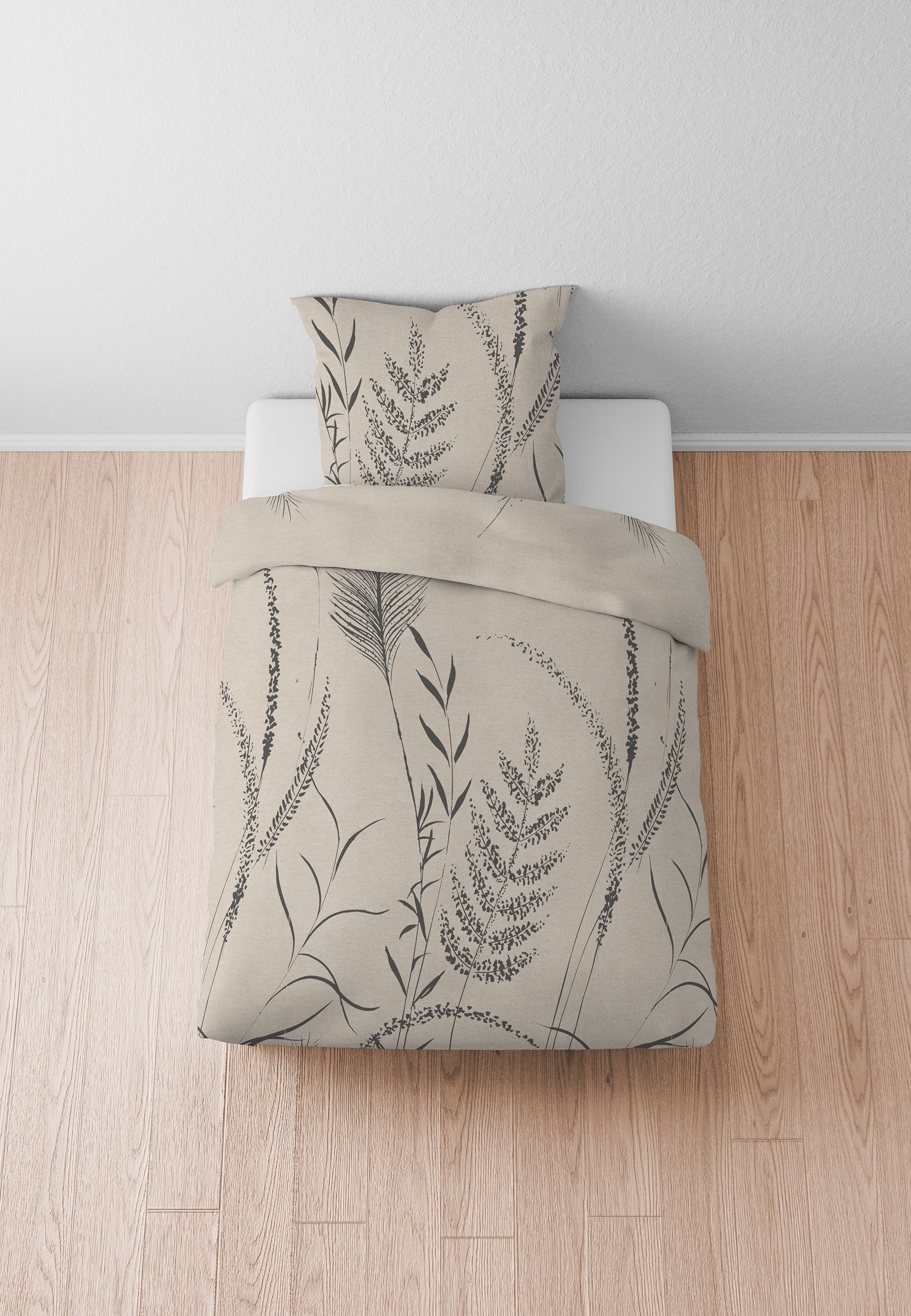 Biberna Bettwäsche "0840518" 2 Stk. tlg. kuschelig warm, samtweich, Melange günstig online kaufen