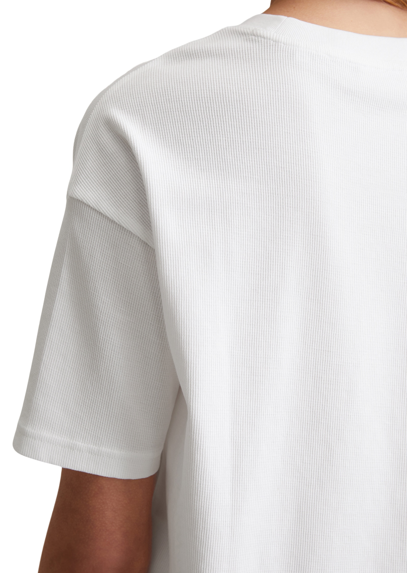 Marc O'Polo DENIM T-Shirt »aus gerippter Bio-Baumwolle«