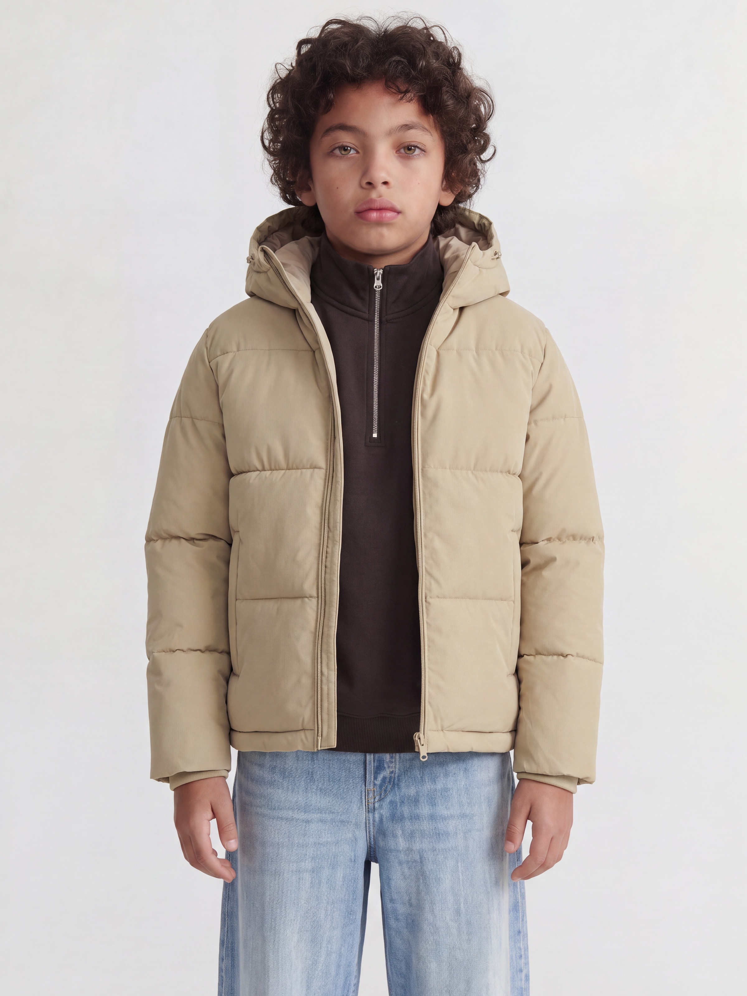 Jack & Jones Junior Steppjacke »JJGALAXY PUFFER JACKET JNR« mit Kapuze Kunstfaser, regular fit