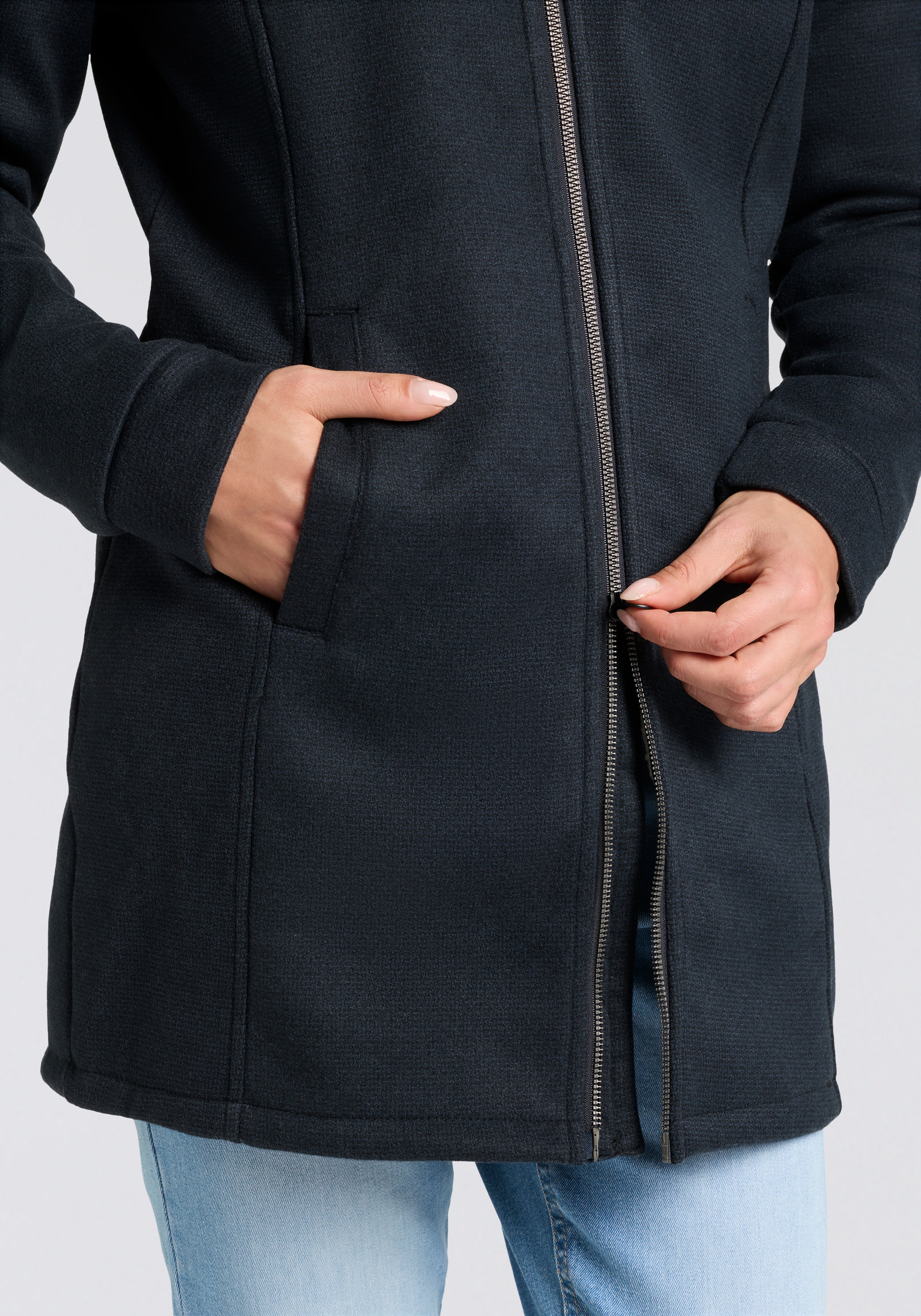 Thumbnail - G.I.G.A. DX by killtec Strickfleecejacke "GW 37 WMN KNTFLC PRK" wärmend & windabweisend, Übergangsjacke