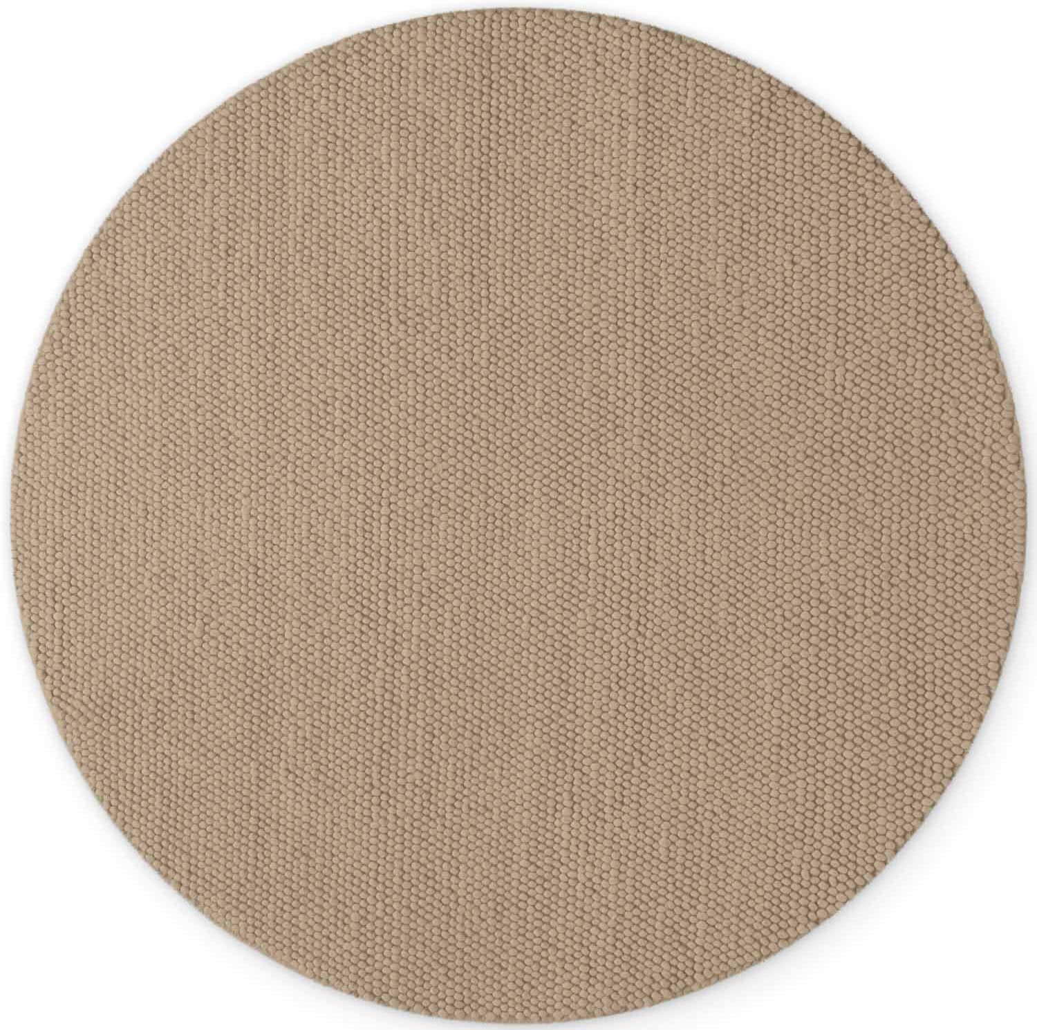 Ted Baker Wollteppich »Diana« rund 16 mm Höhe Wolle, Natur, Handgemacht, Wohnzimmer, Esszimmer, Schlafzimmer, Skandi