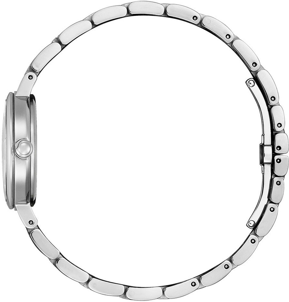 Citizen Solaruhr, Armbanduhr, Damenuhr, Edelstahlarmband, Saphirglas
