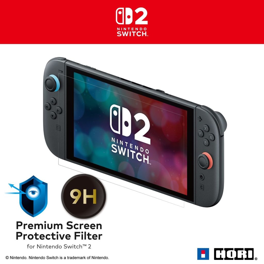Hori Displayschutzfolie »Premium-Displayschutzfolie für Switch 2«, für Nintendo Switch 2