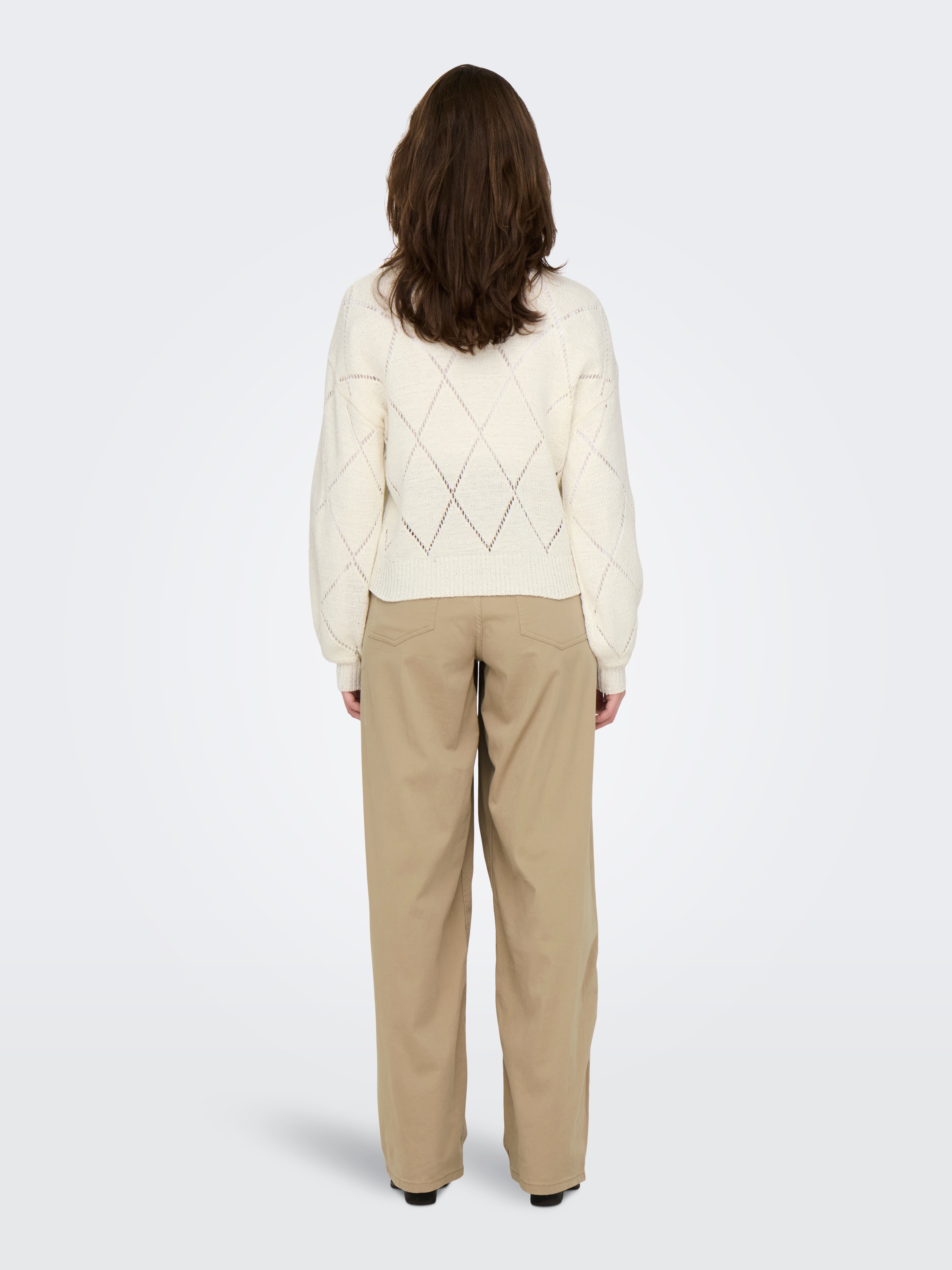 ONLY Strickpullover »ONLGEENAS LS STRUCTURE O-NECK CC KNT«