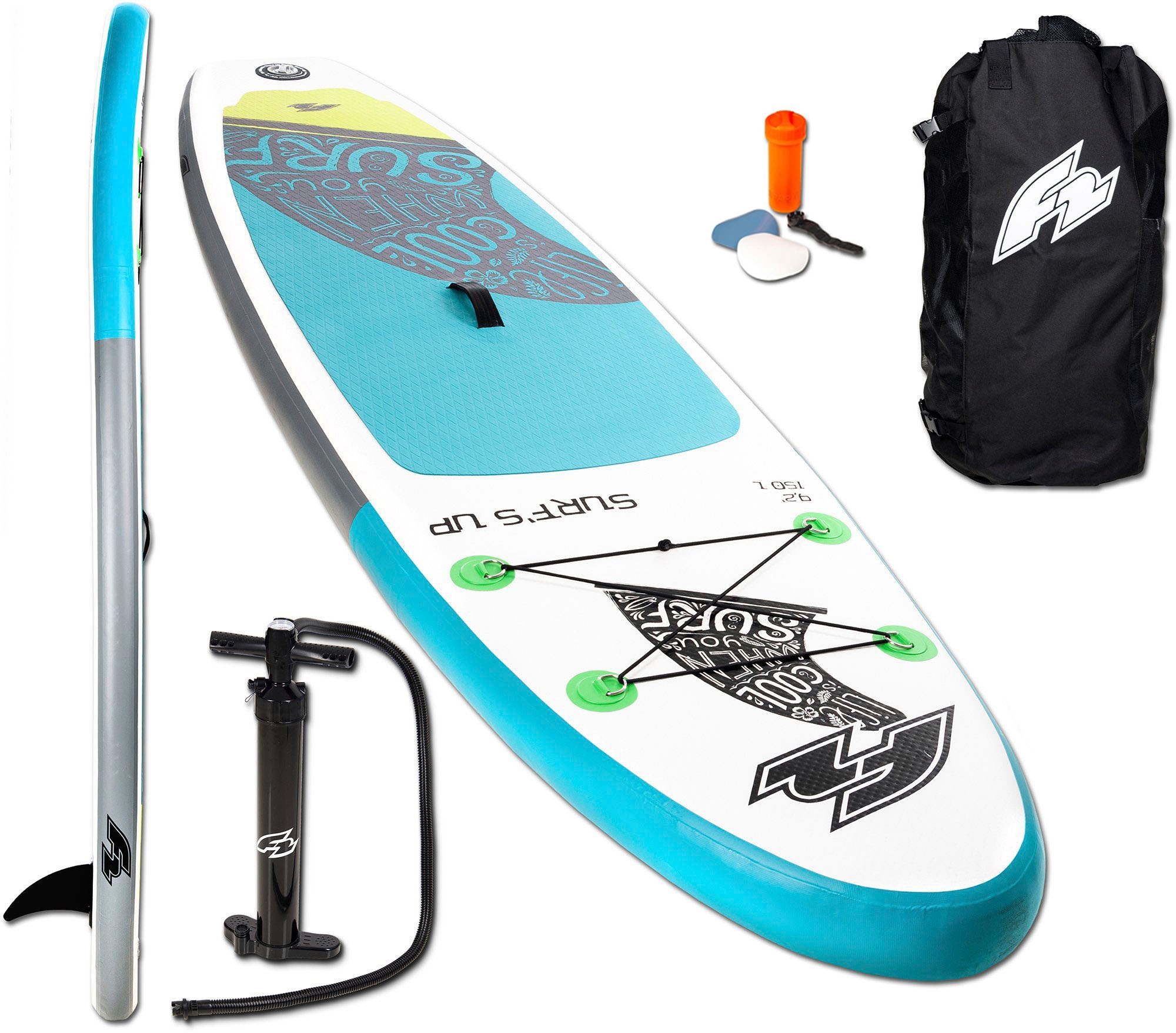 F2 Inflatable SUP-Board »F2 Surf's Up Kids«, (4 tlg.), ohne Paddel
