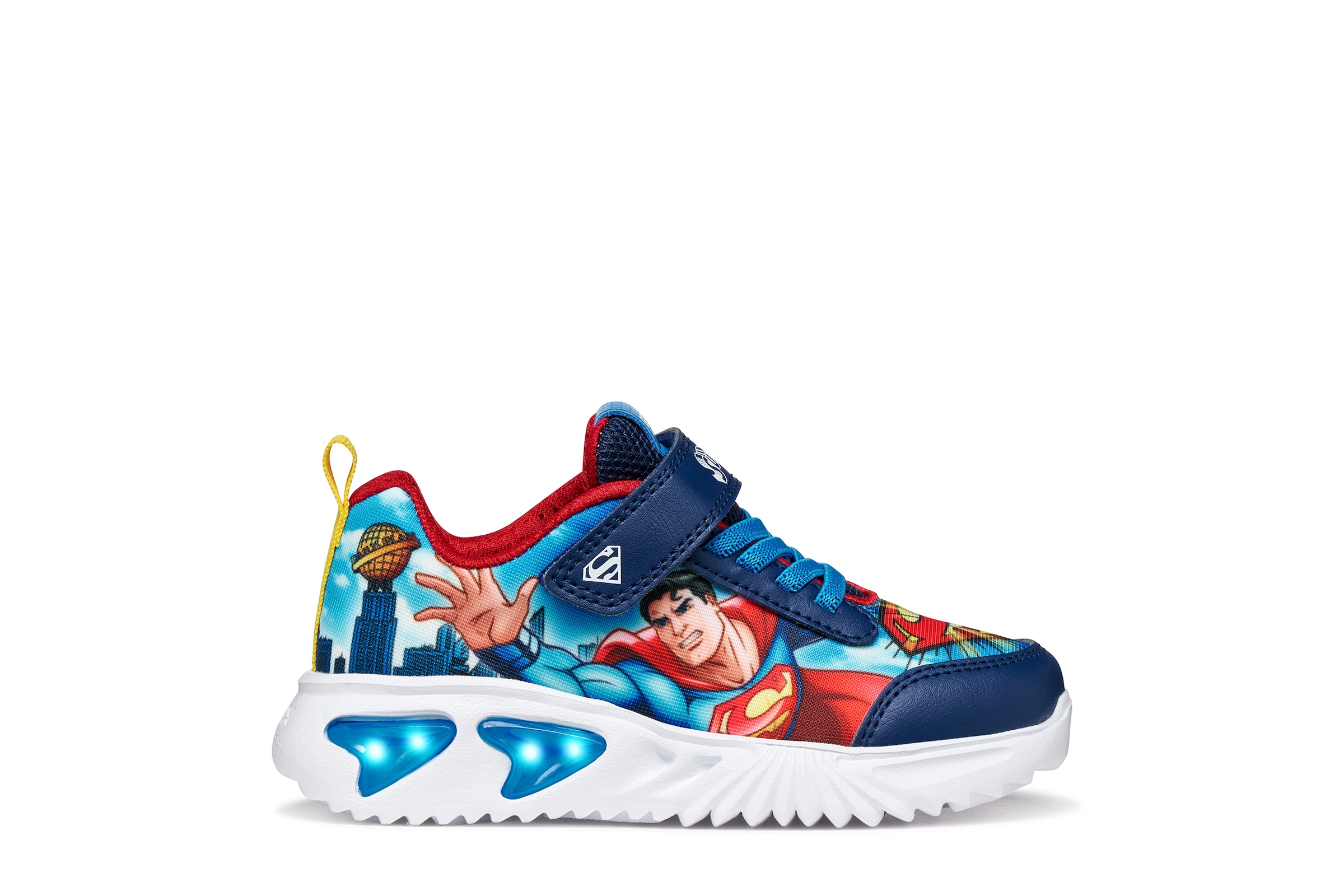 Geox Sneaker »J ASSISTER BOY«  Halbschuh mit Blinkfunktion, Größenschablone zum Download