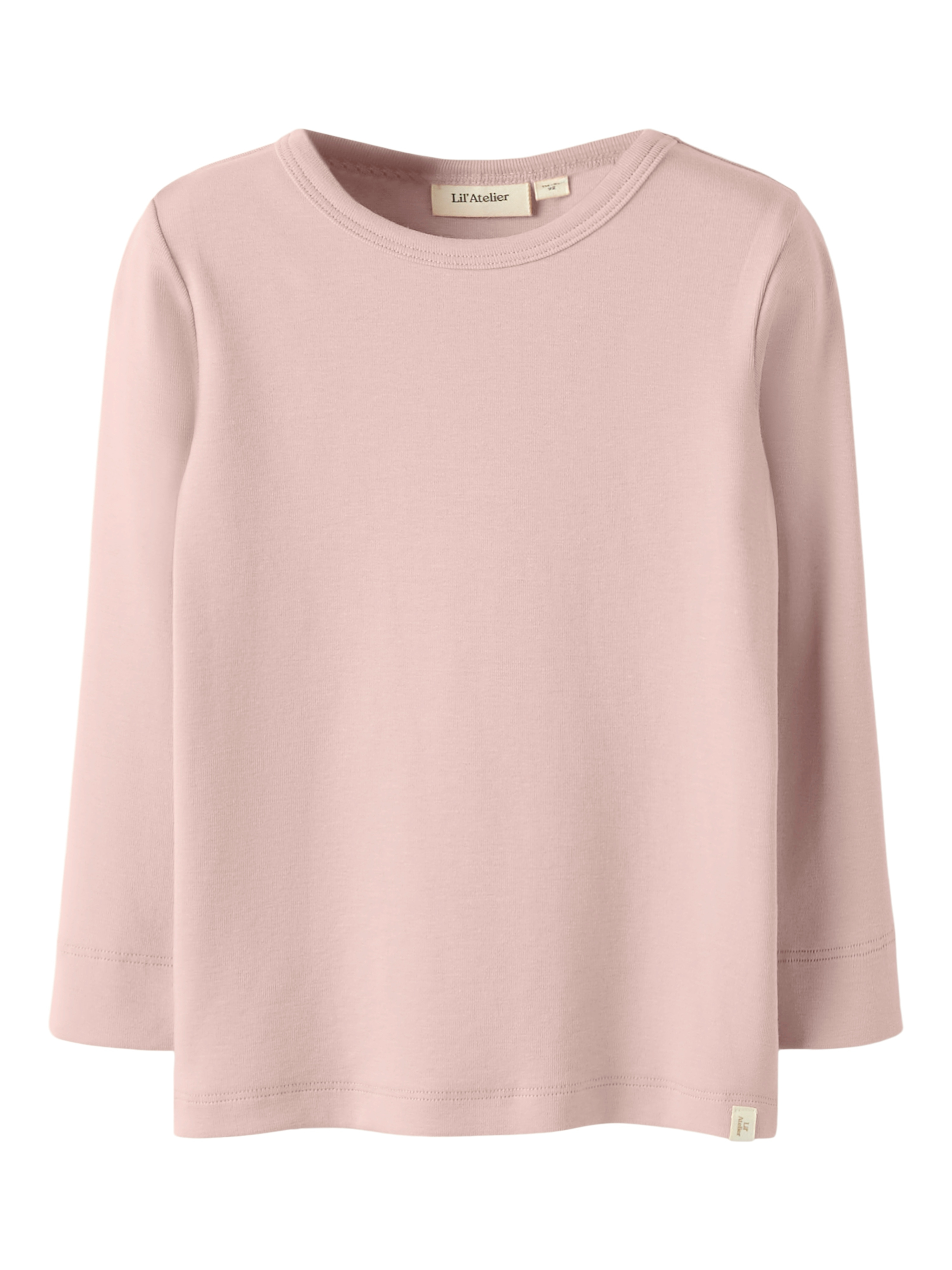 Lil Atelier Langarmshirt "NMNGAYO LS SLIM TOP LIL NOOS" Baumwollmischung