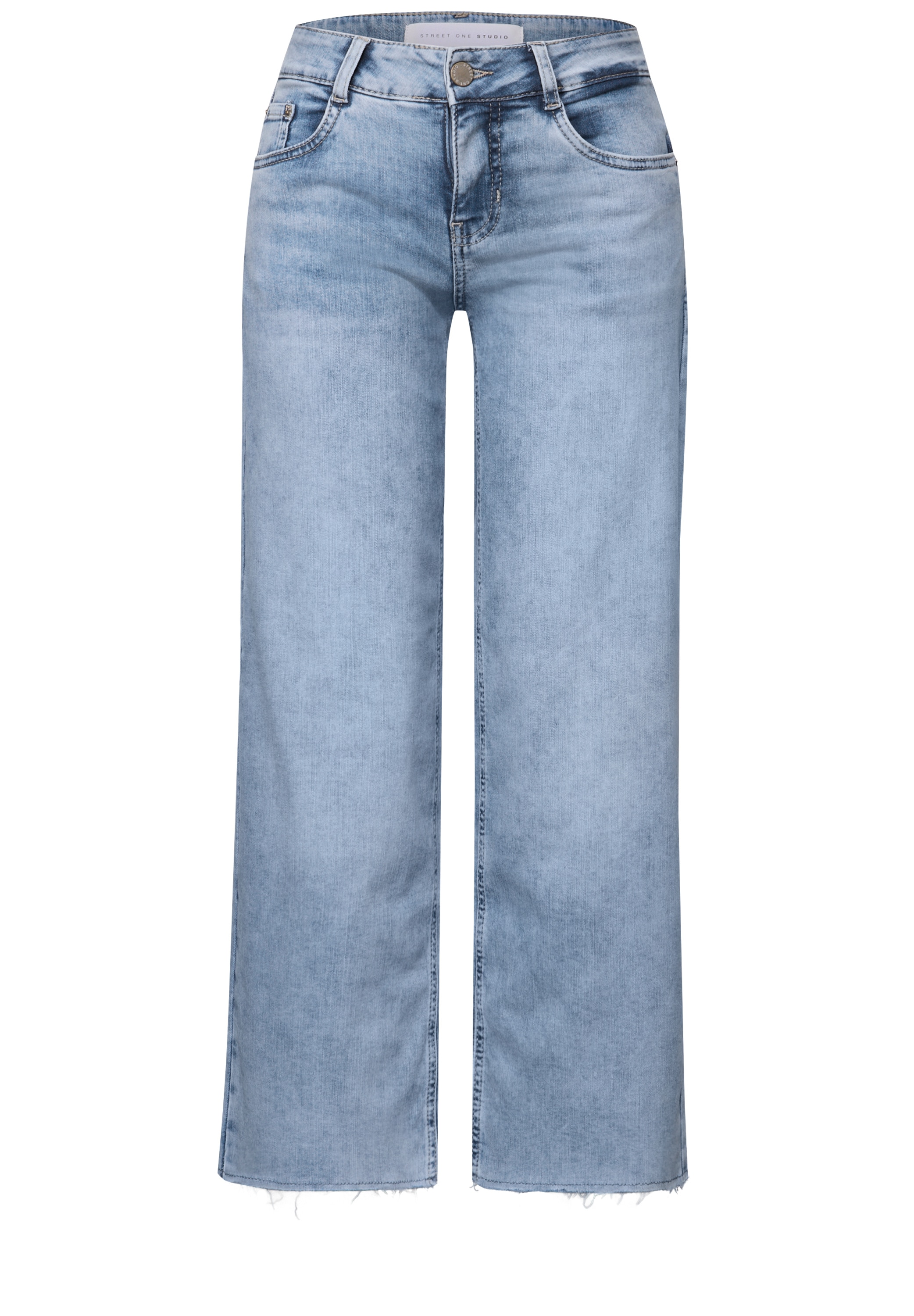 STREET ONE STUDIO Gerade Jeans, aus Baumwolle mit Stretchanteil