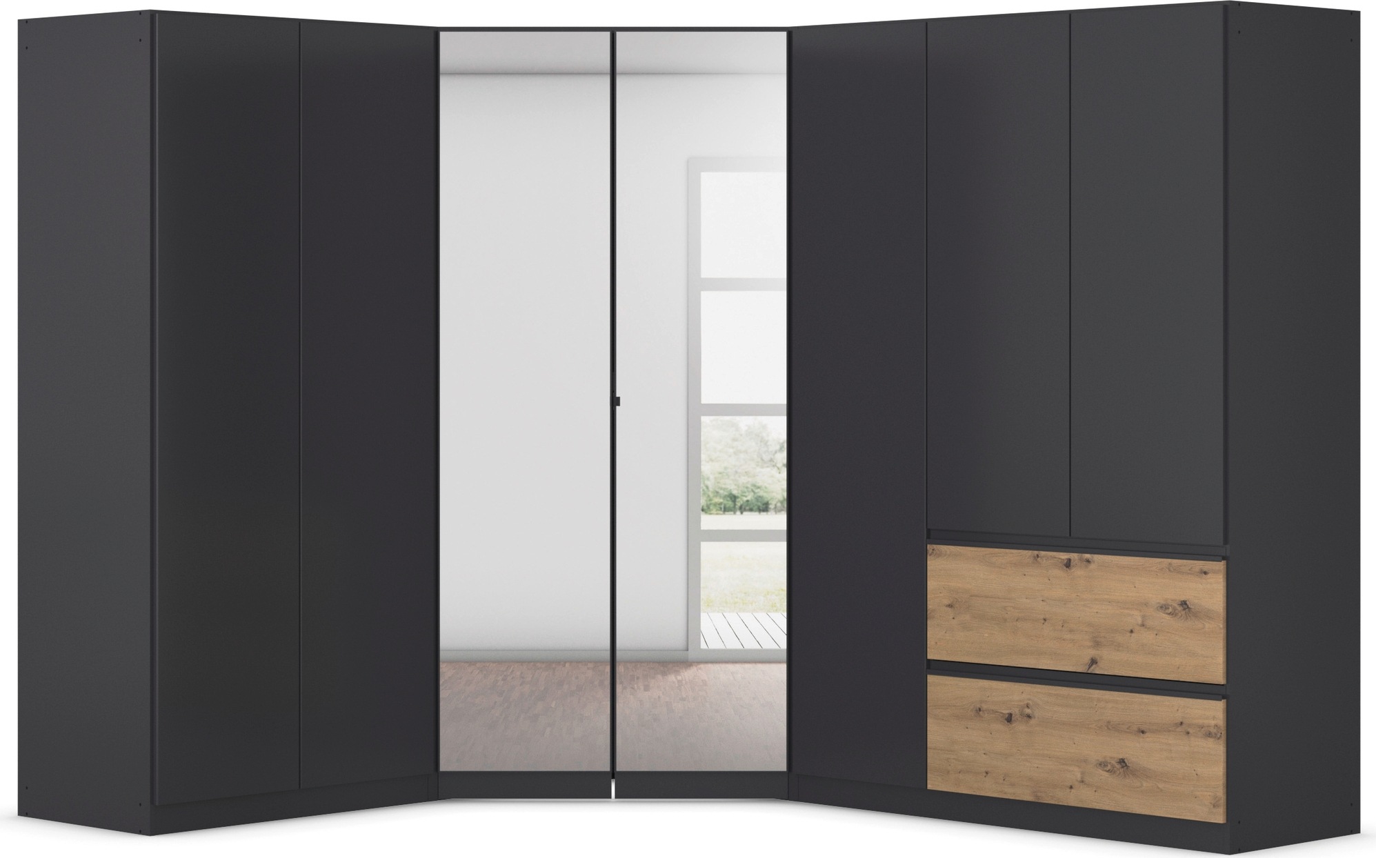 rauch Schrank-Set "Kleiderschrank Schrank Garderobe Wäscheschrank COSTA mit günstig online kaufen