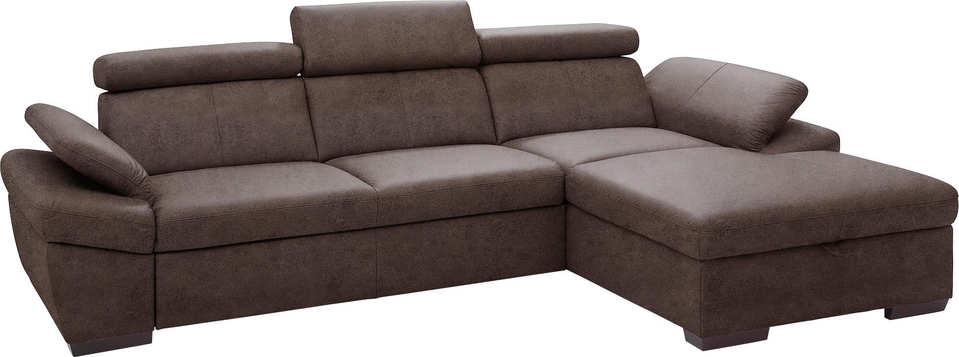 exxpo - sofa fashion Ecksofa "Salerno, klassisch modernes Funktionssofa, ho günstig online kaufen