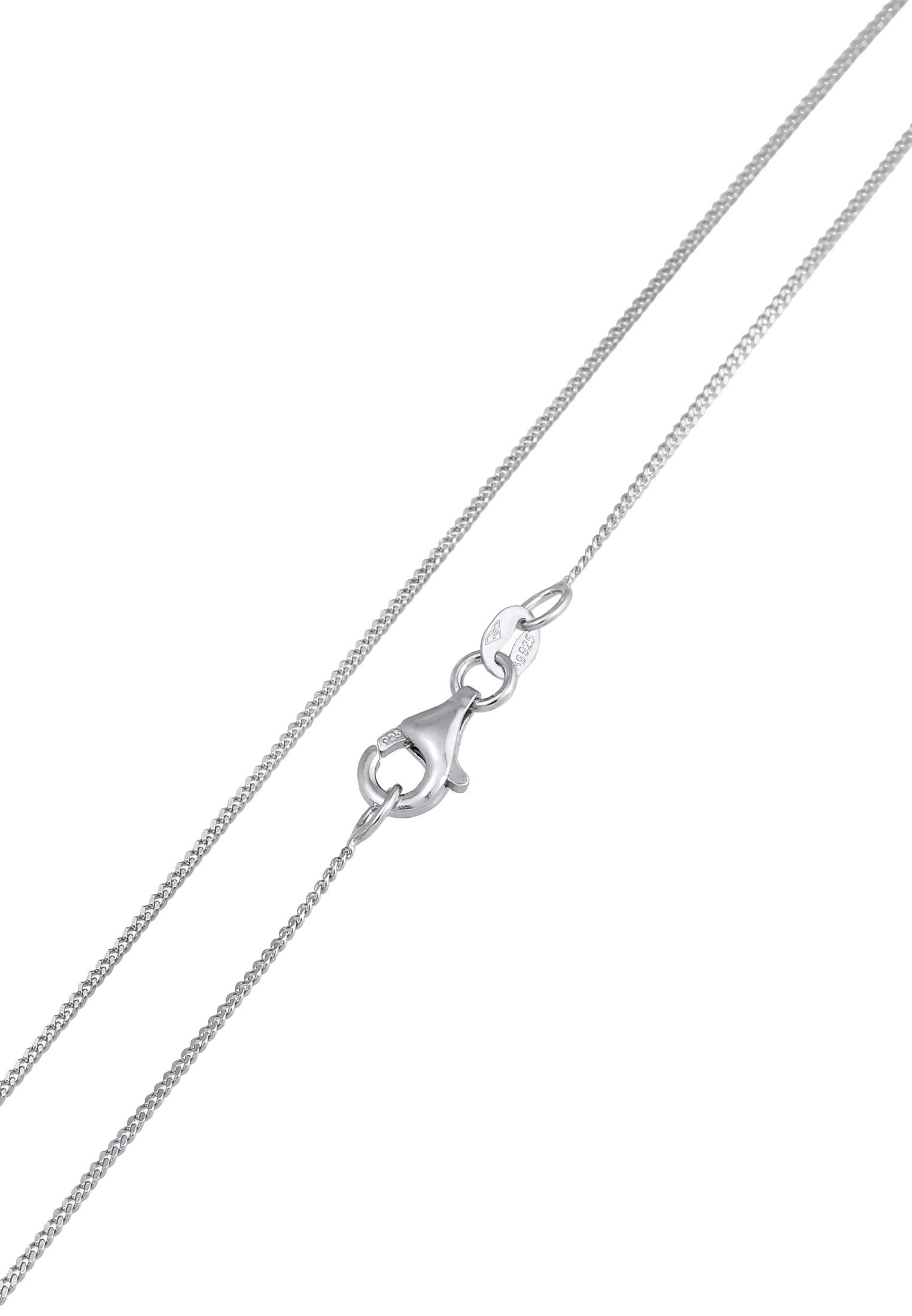 Elli Ohrring und Ketten Set »Schmuckset Kette Stecker Glas Kristalle Weiß 925 Sterling Silber« ()