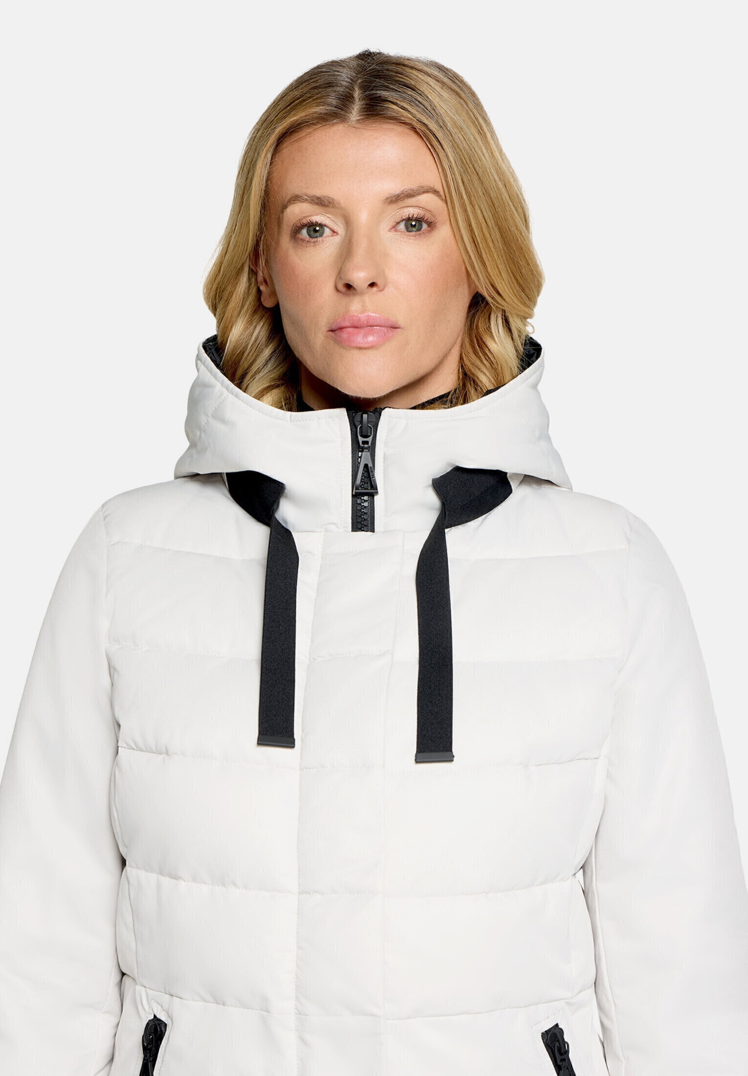 Amber & June Winterjacke »Damen Kunstdaune« mit Kapuze
