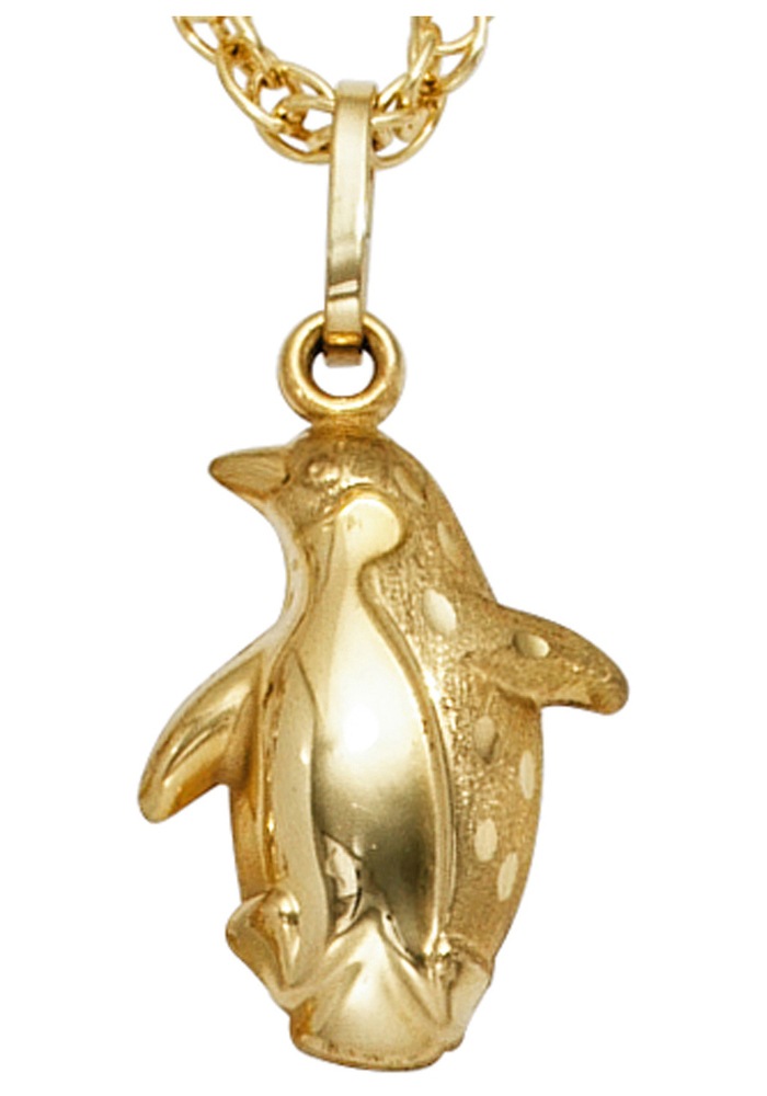 JOBO Kettenanhänger »Anhänger Pinguin«, 333 Gold