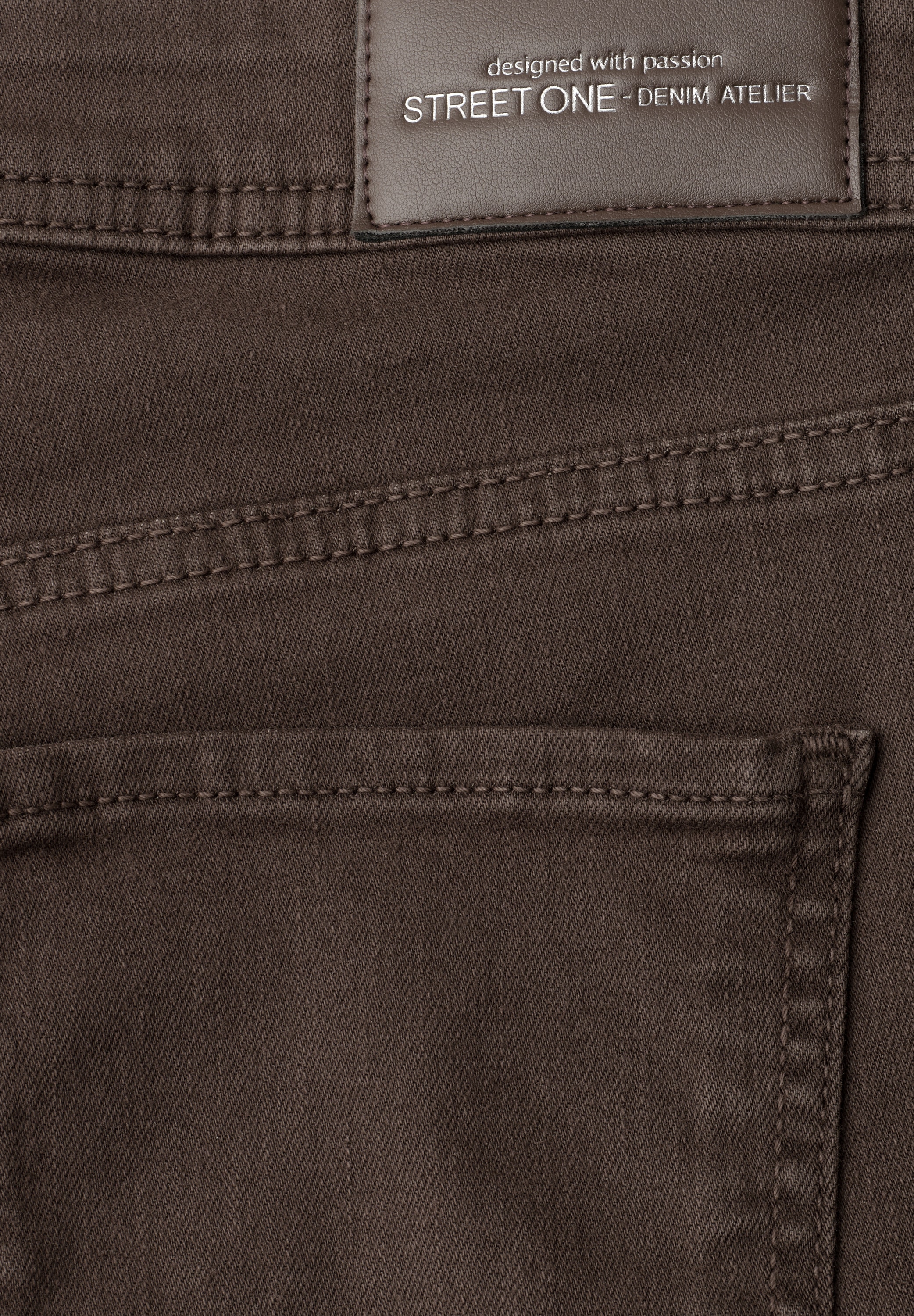 STREET ONE Straight-Jeans Middle Waist