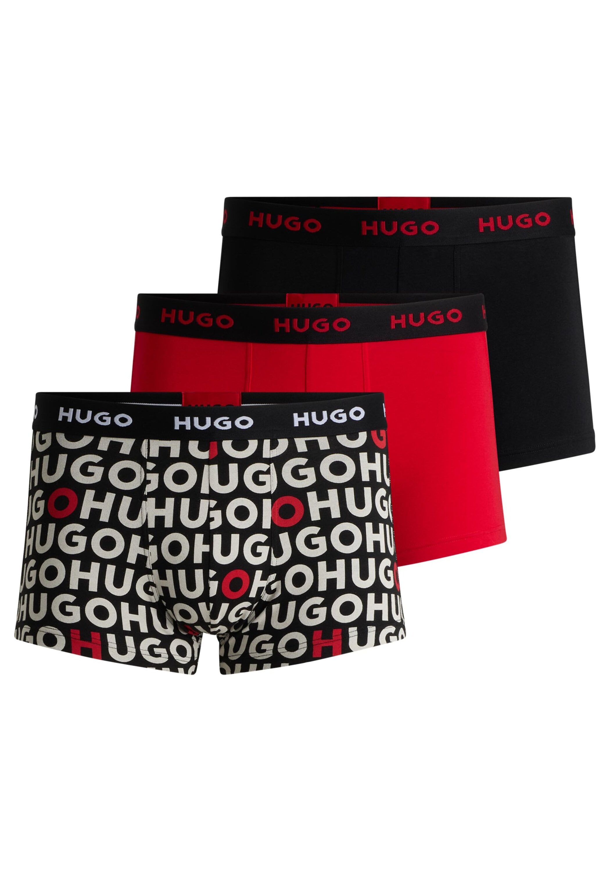 HUGO Underwear Trunk "TRUNK TRIPLET DESIGN", (Packung, 3 St.), mit Logobund günstig online kaufen