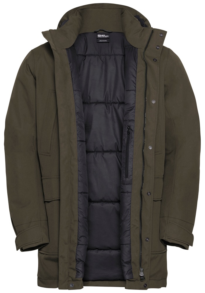 Jack Wolfskin Funktionsparka »CANYON SHIELD PARKA M«, mit Kapuze