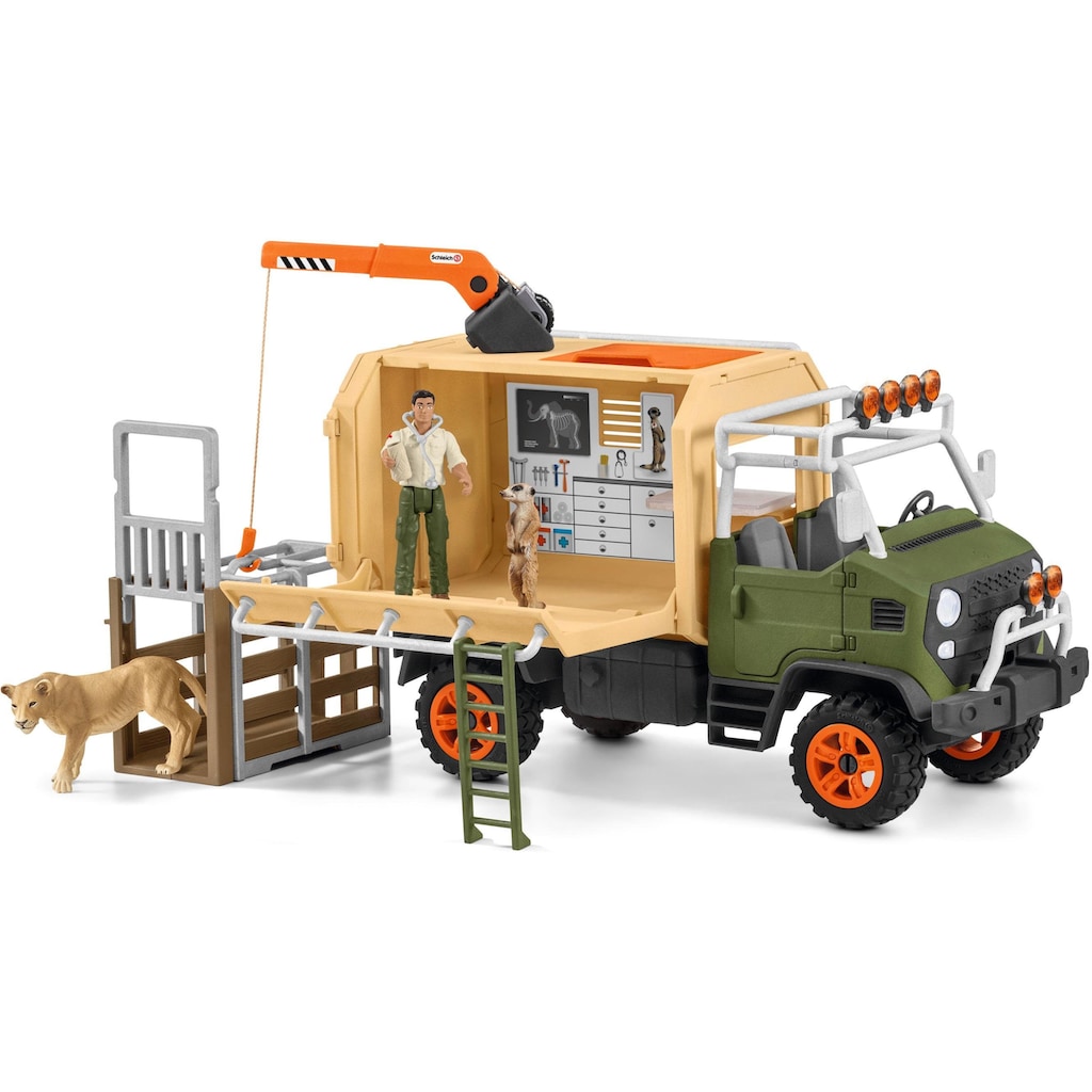 Schleich® Spielwelt »WILD LIFE, Großer Truck Tierrettung (42475)«, (Set)