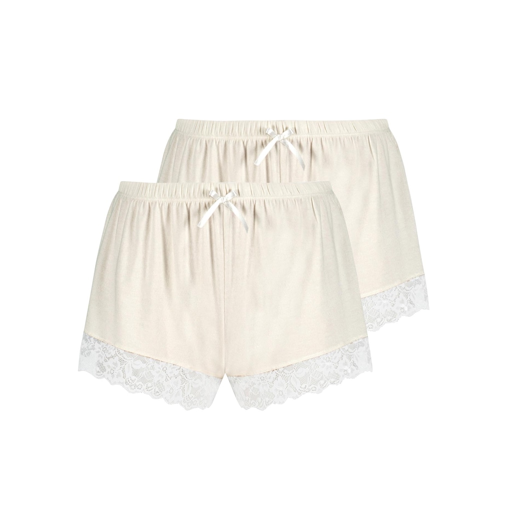 Damenmode Klassische Mode wäschepur Panty, (2 St.) elfenbeinfarben