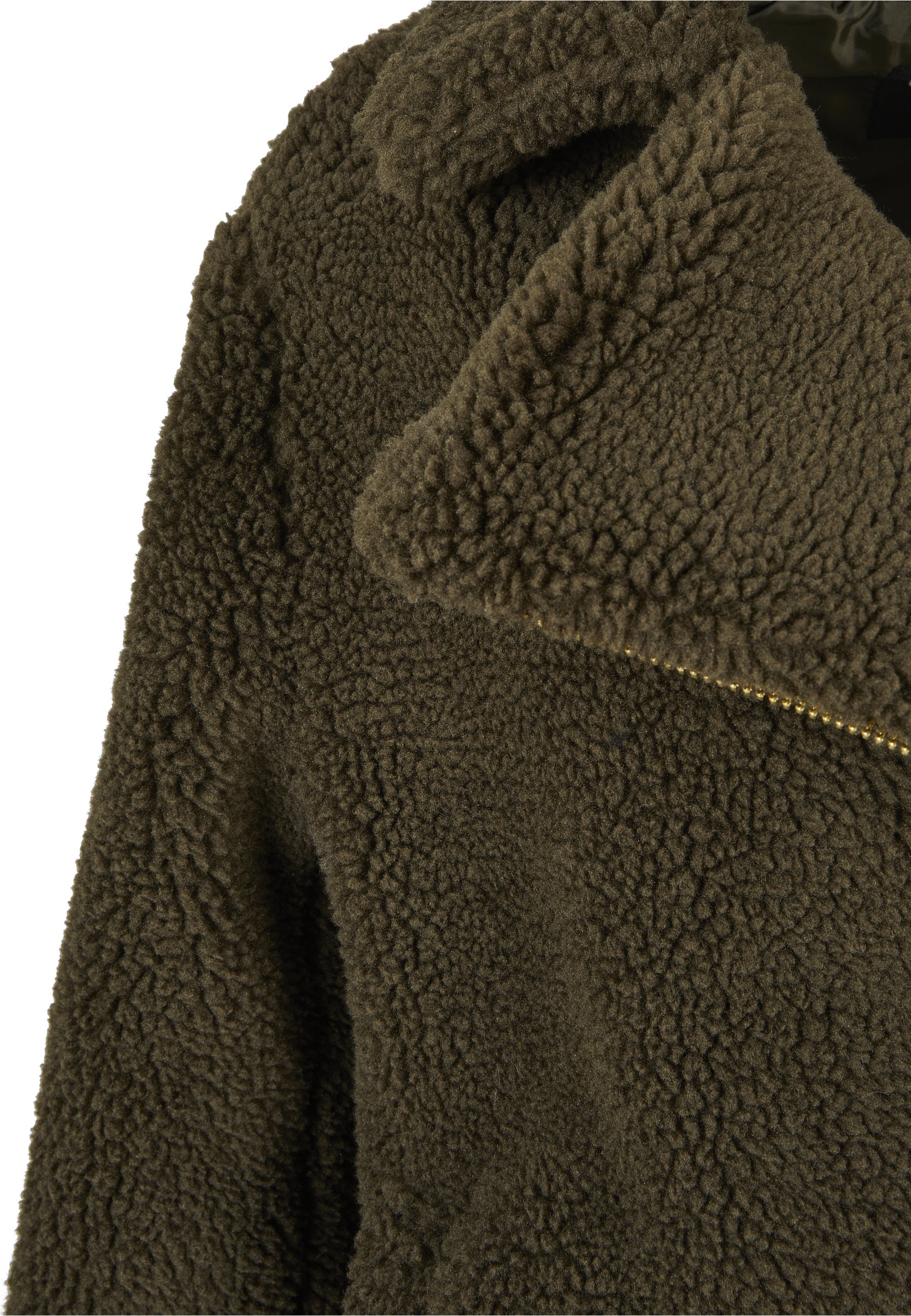 URBAN CLASSICS Winterjacke »Urban Classics Damen Ladies Sherpa Biker Jacket« 1 Stk. tlg. ohne Kapuze