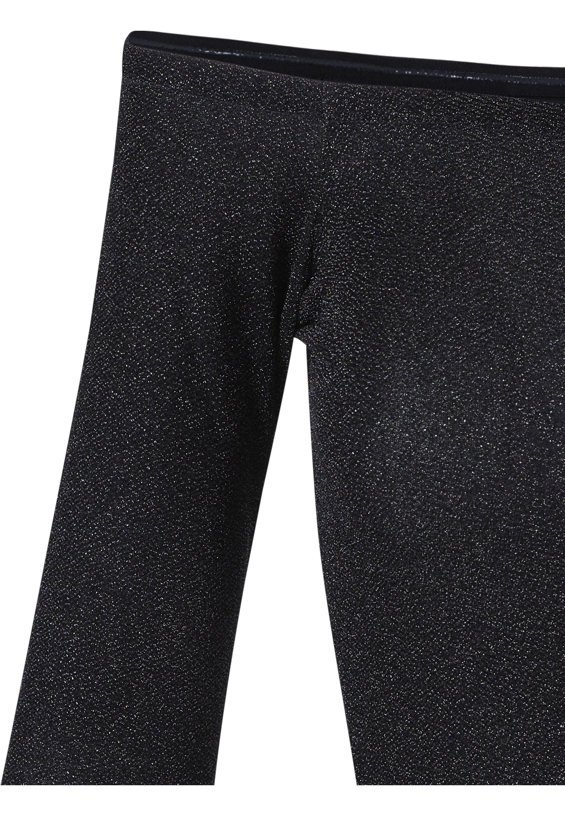 URBAN CLASSICS Longsleeve »Urban Classics Damen Ladies Off Shoulder Glitter Longsleeve« 1