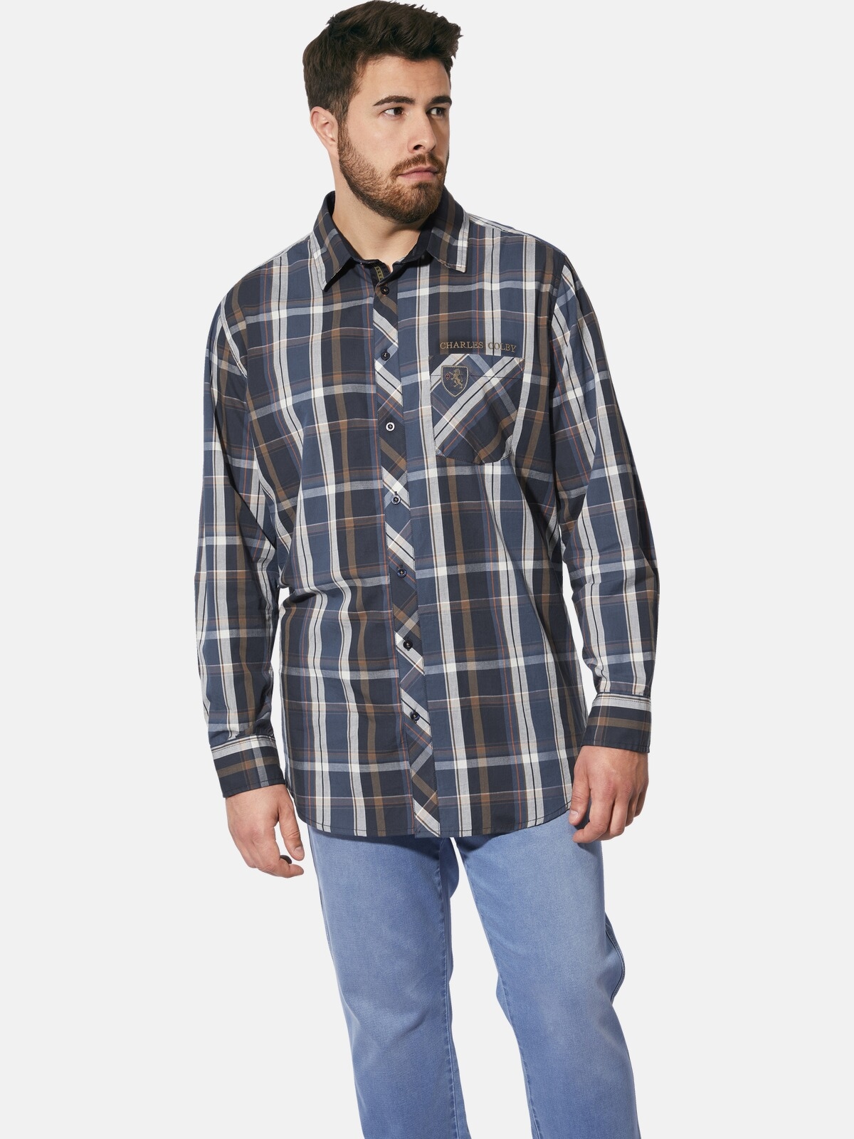 Charles Colby Karohemd "Hemd DUKE THORNEY" 1 günstig online kaufen