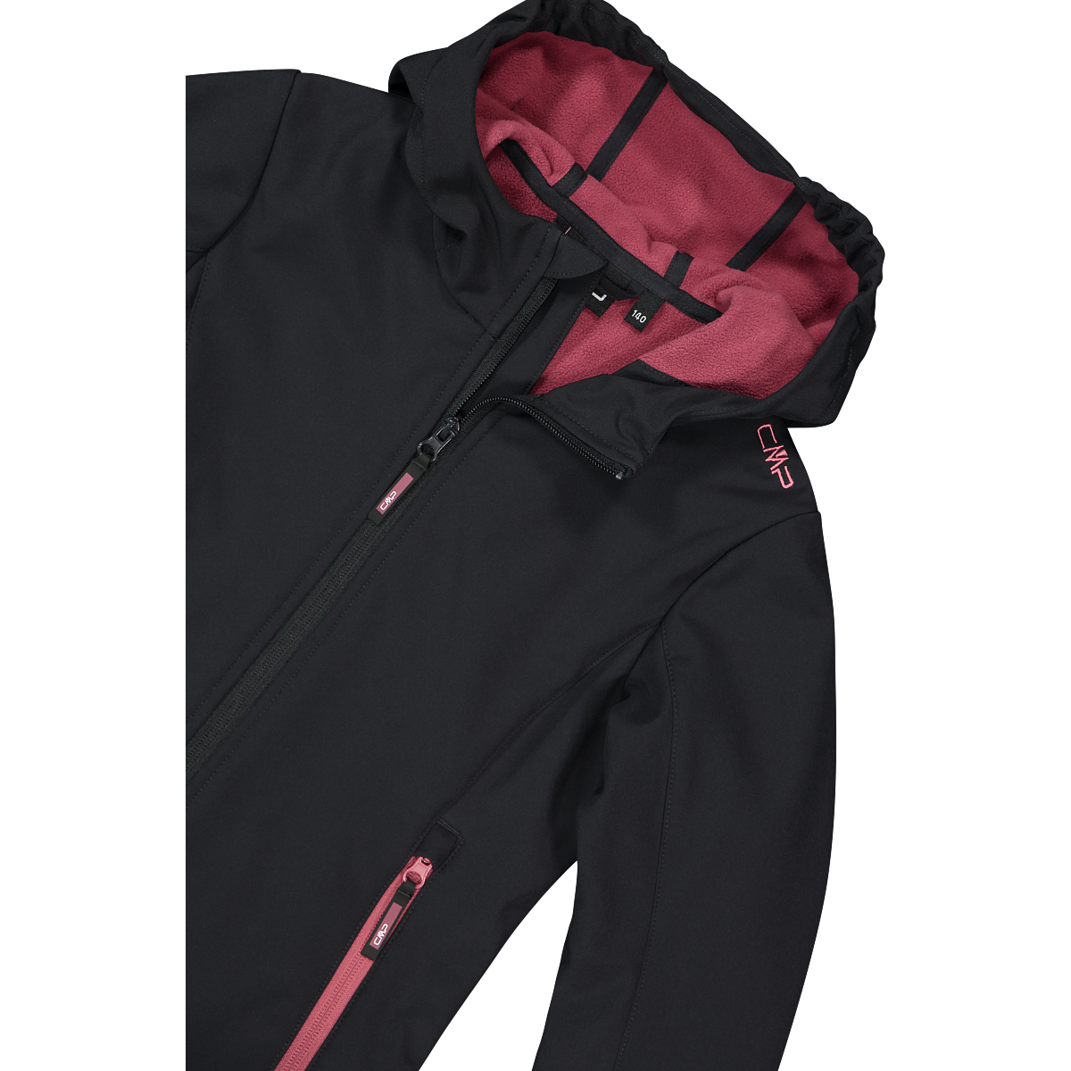 CMP Softshelljacke »KID G  SOFTSHELL JACKET« mit Kapuze für Kinder, mit Kapuze, atmungsaktiv, wasserabweisend, windabweisend