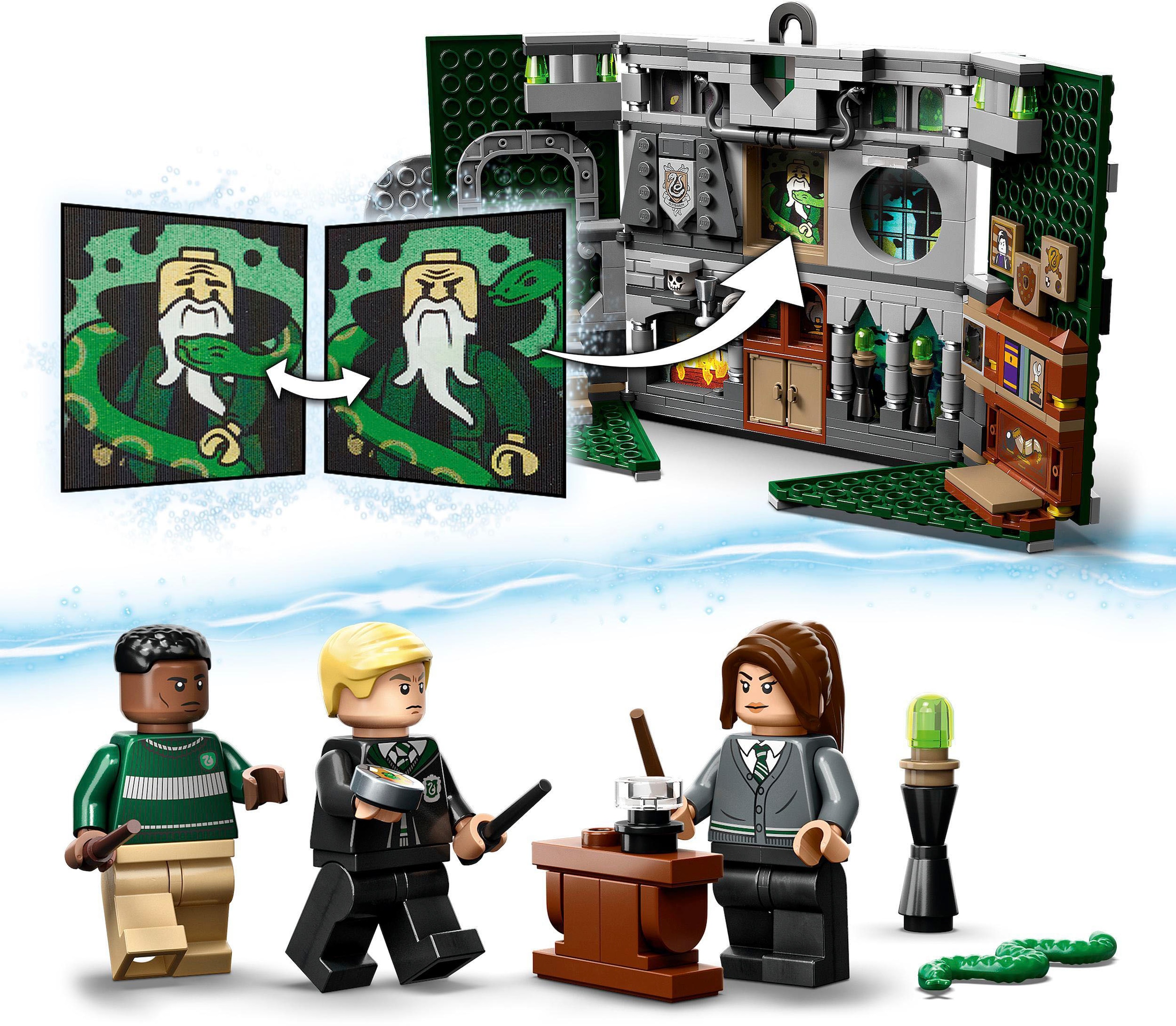 LEGO® Konstruktionsspielsteine »Hausbanner Slytherin (76410), LEGO® Harry Potter™«, (349 St.)