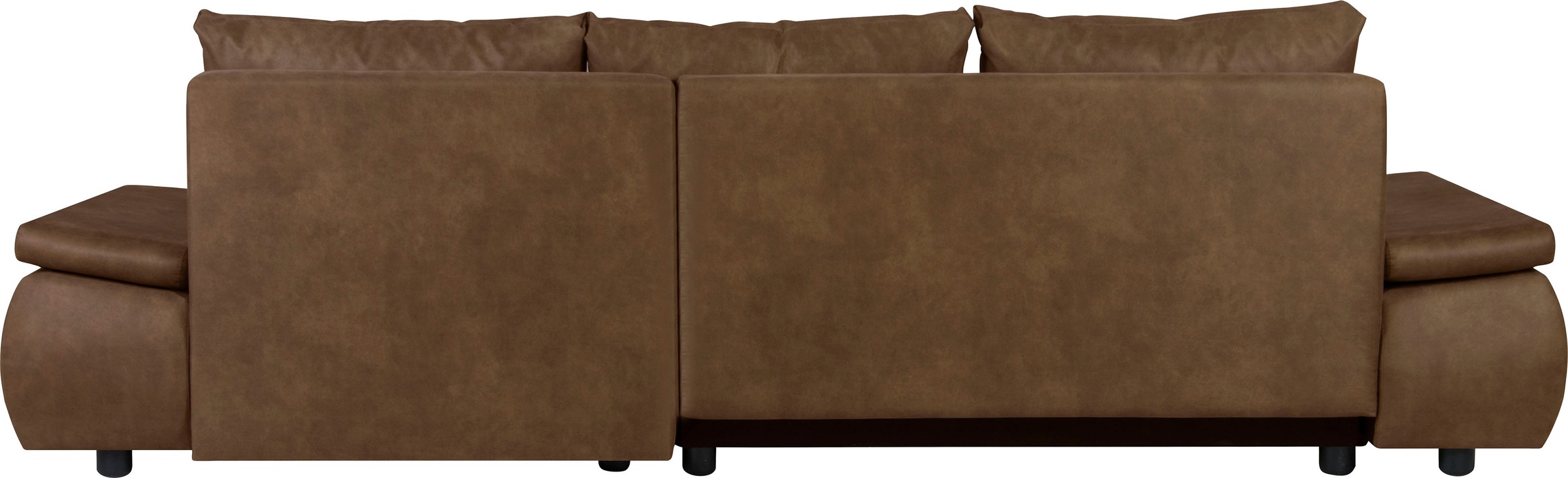 Home affaire Ecksofa »Acra L-Form«, mit Bettfunktion und Bettkasten, in Mattenoptik