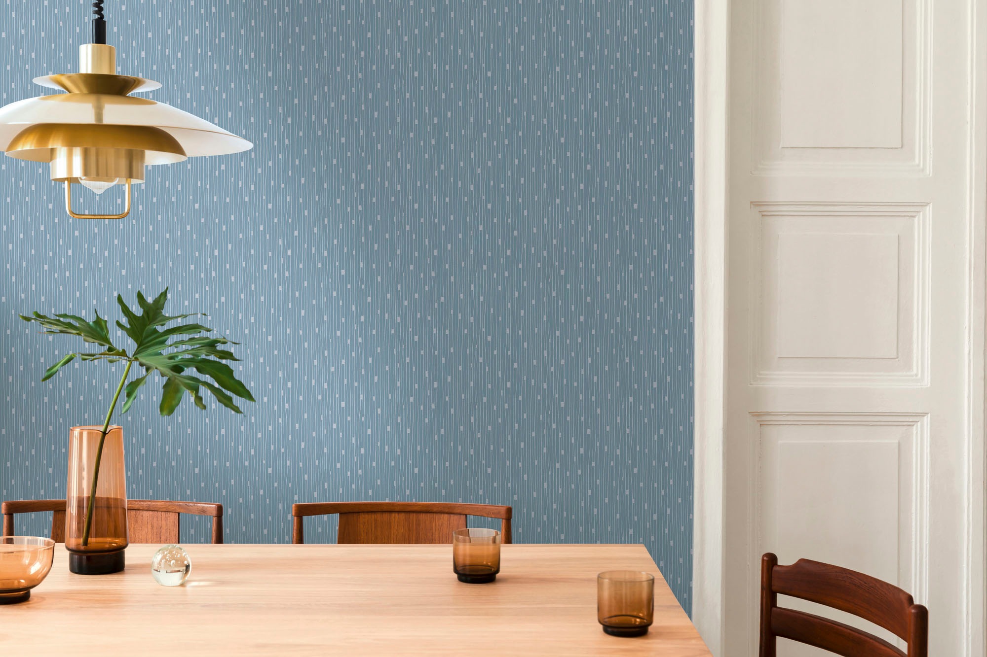 A.S. Création Vliestapete »THE BOS Streifentapete«, leicht glänzend-gemustert-abstrakt, Grafisch Tapeten Wohnzimmer Schlafzimmer Küche Flur Design Wandtapete