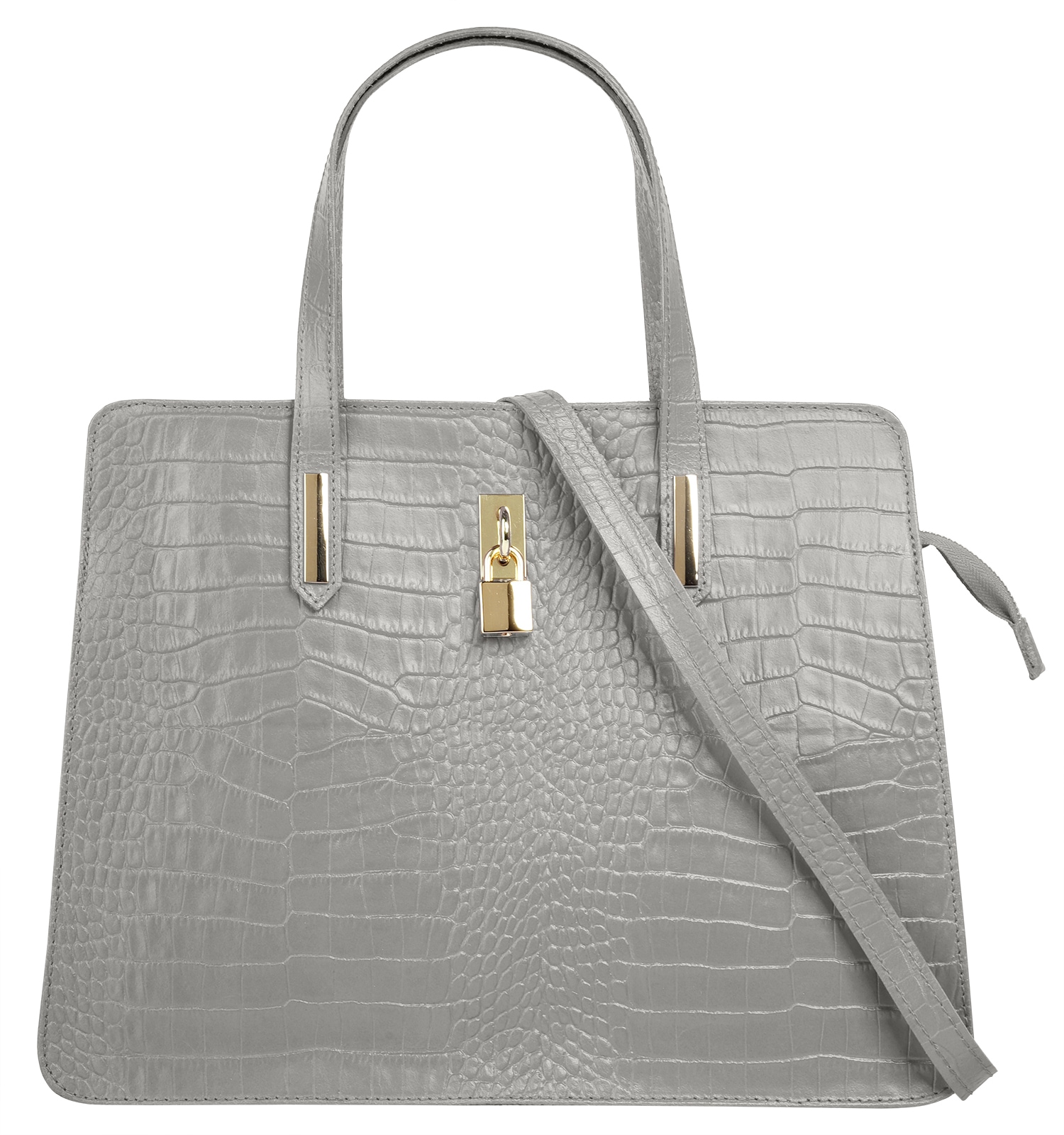 Cluty Henkeltasche "CLUTY Damen echt Leder, Made in Italy" echt Leder, Made in Italy