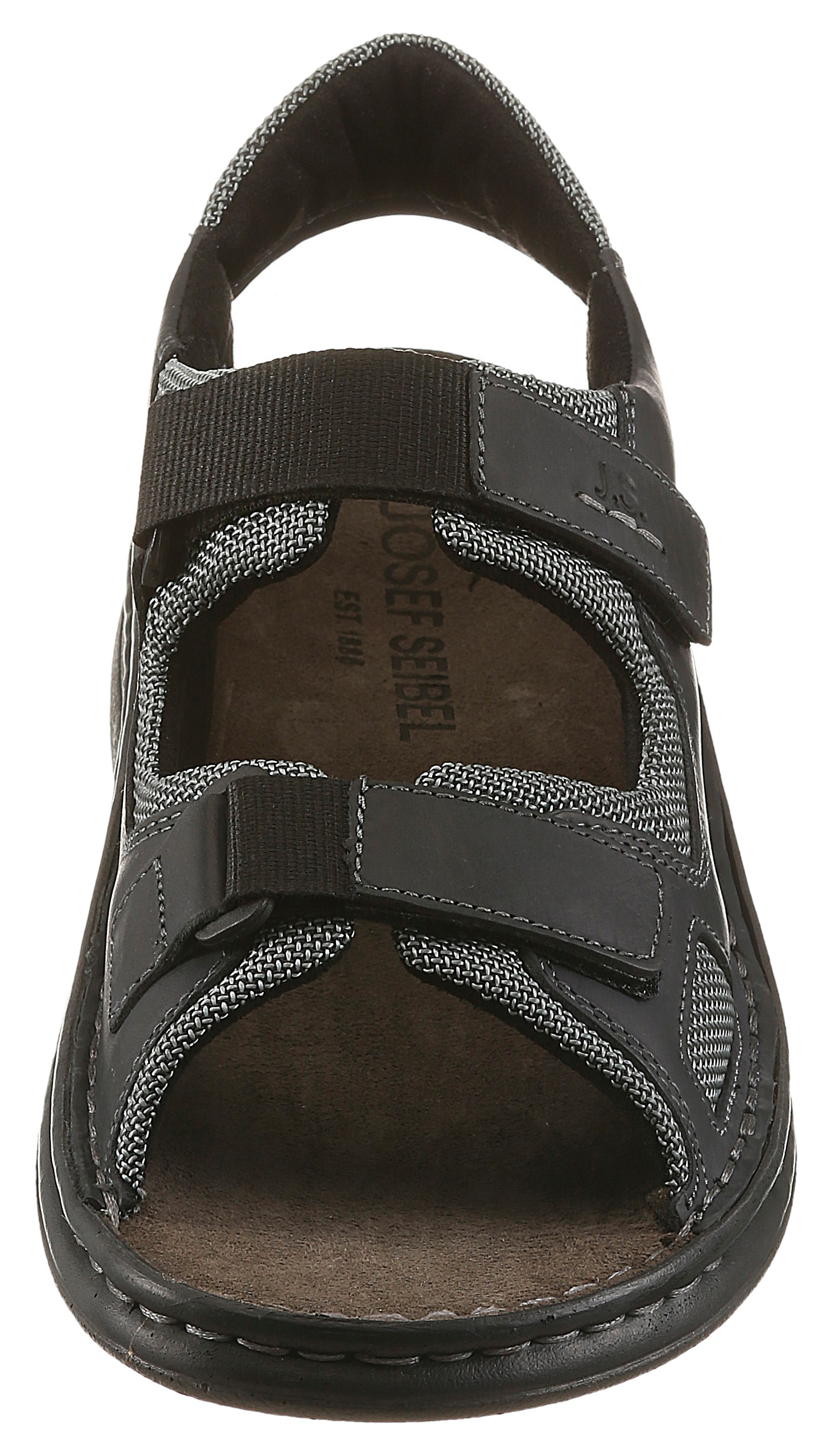 Sandale JOSEF SEIBEL "Max 61, ocean-kombi", Damen, Gr. 42, blau (ocean, kombi), Obermaterial: 80% Rindsleder Leather cow. 20% Textilmaterial TEXMAT., Schuhe Sandale 3