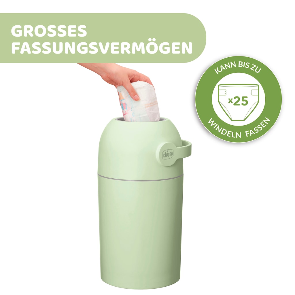 Chicco Windeleimer »Odour Off, Green«