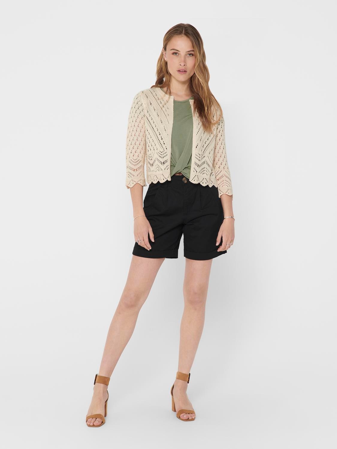JDY Strickjacke »JDYSUN 3/4 CROPPED CARDIGAN KNT NOOS«
