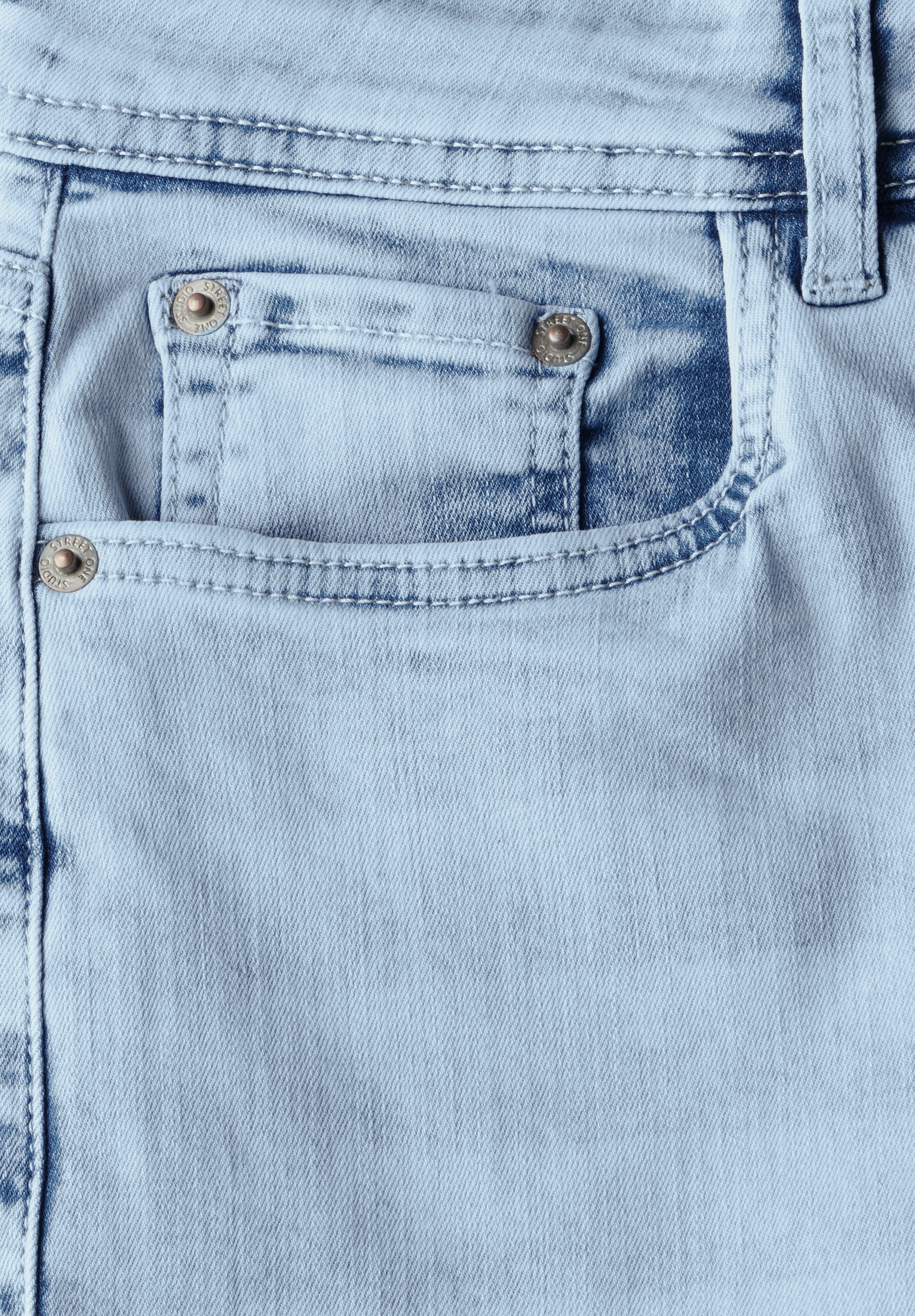 STREET ONE STUDIO Weite Jeans, 5-Pocket-Style