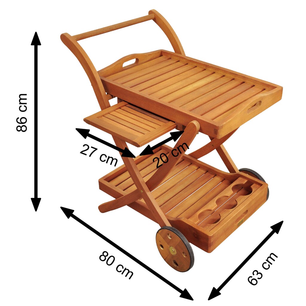 indoba Garten-Essgruppe »Sun Flair«, (9 tlg.)