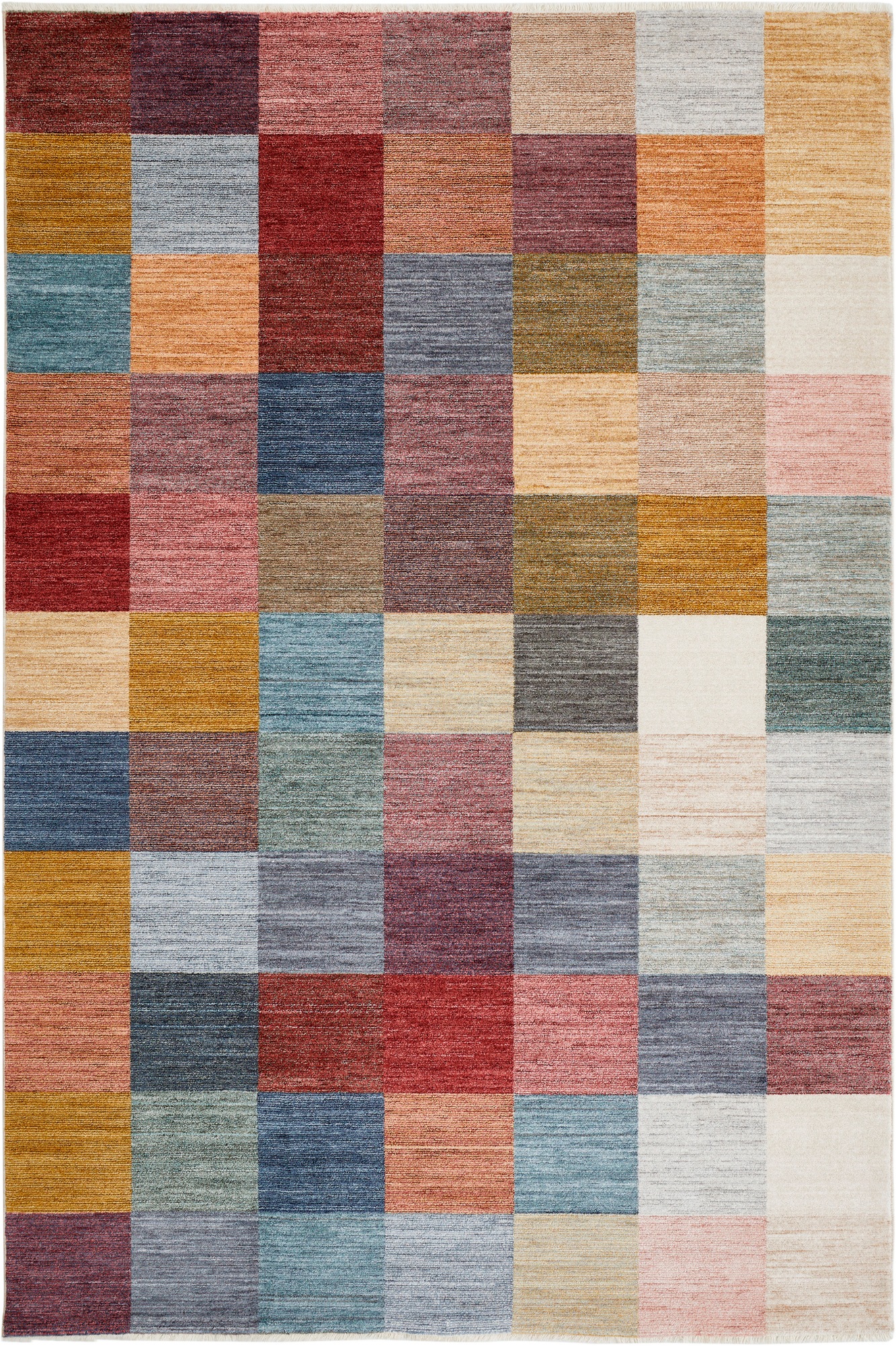 LUXOR living Teppich »Rocco«, rechteckig, 11 mm Höhe, Vintage-Look, florales Design, mit Fransen, Wohnzimmer, Schlafzimmer