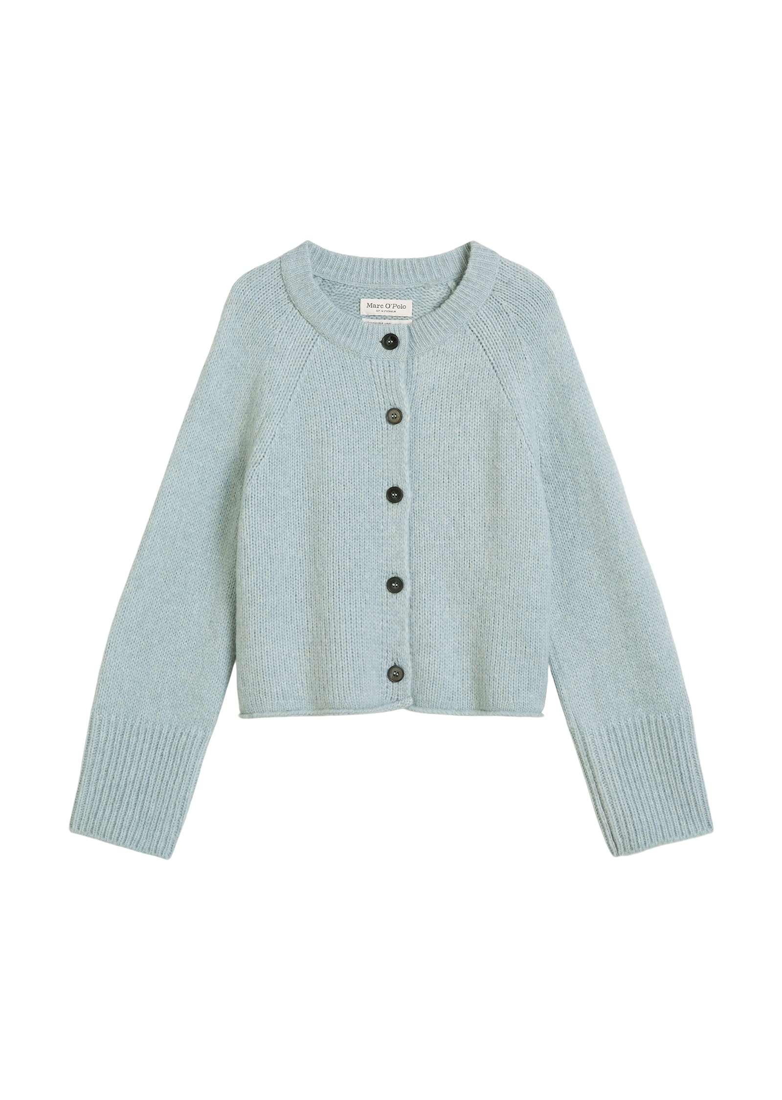 Marc O'Polo Cardigan, aus softem Schurwolle-Mix, Raglanärmel, loose fit