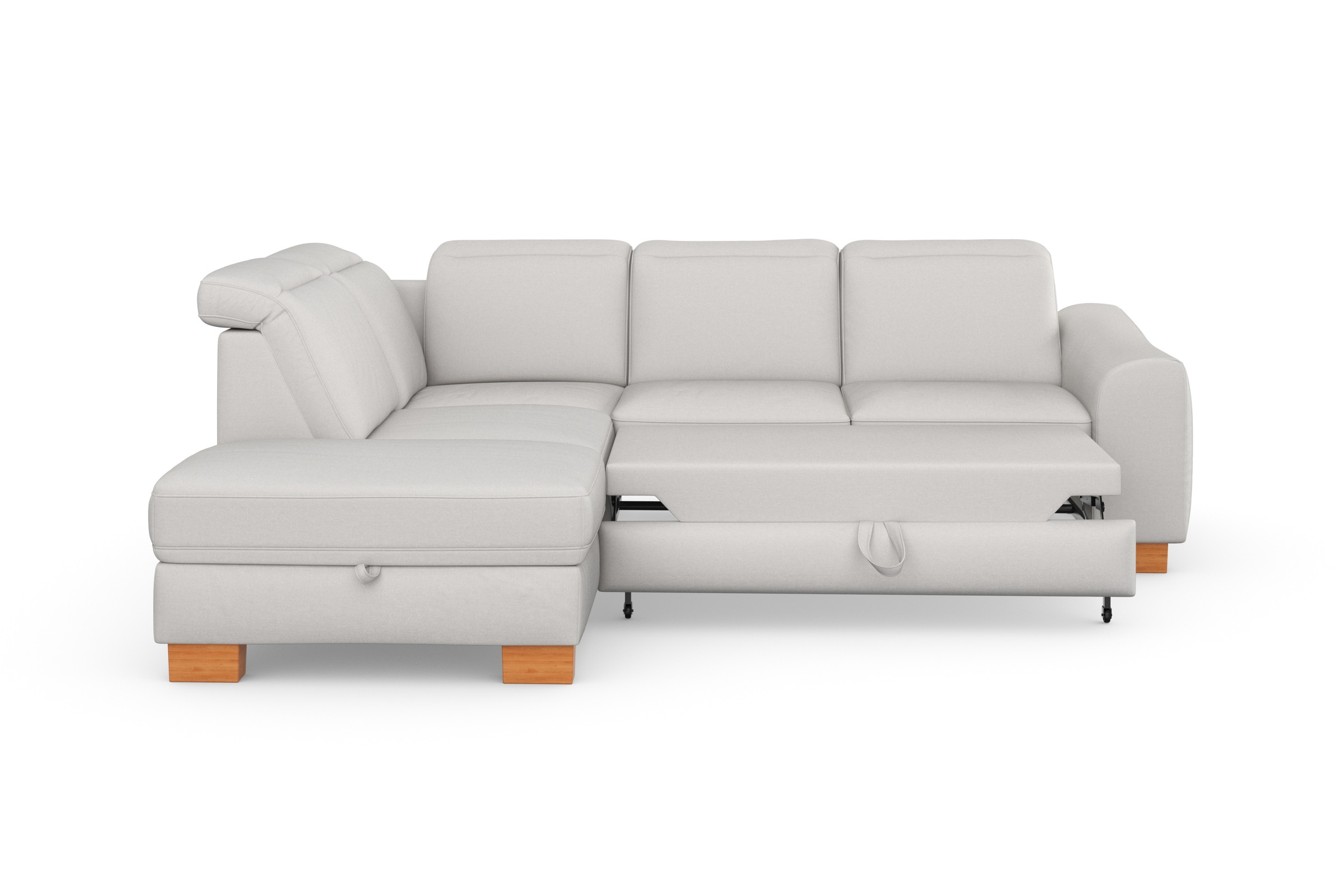 Sit & More Dundee L-Shape Corner Sofa Silver 9
