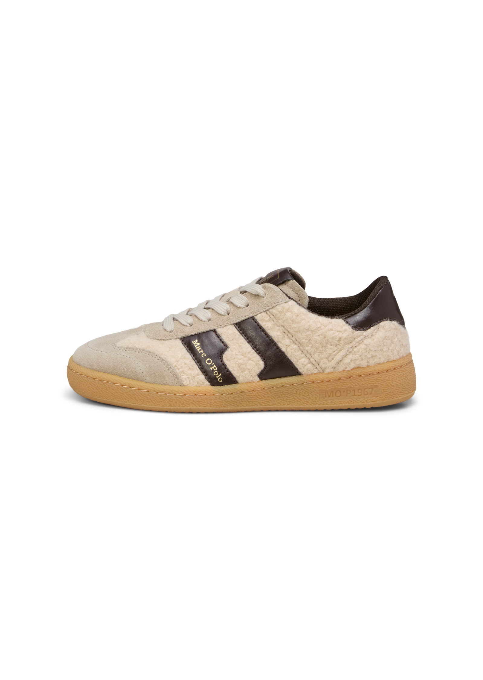 Marc O'Polo Sneaker »aus Leder und Teddyfell«