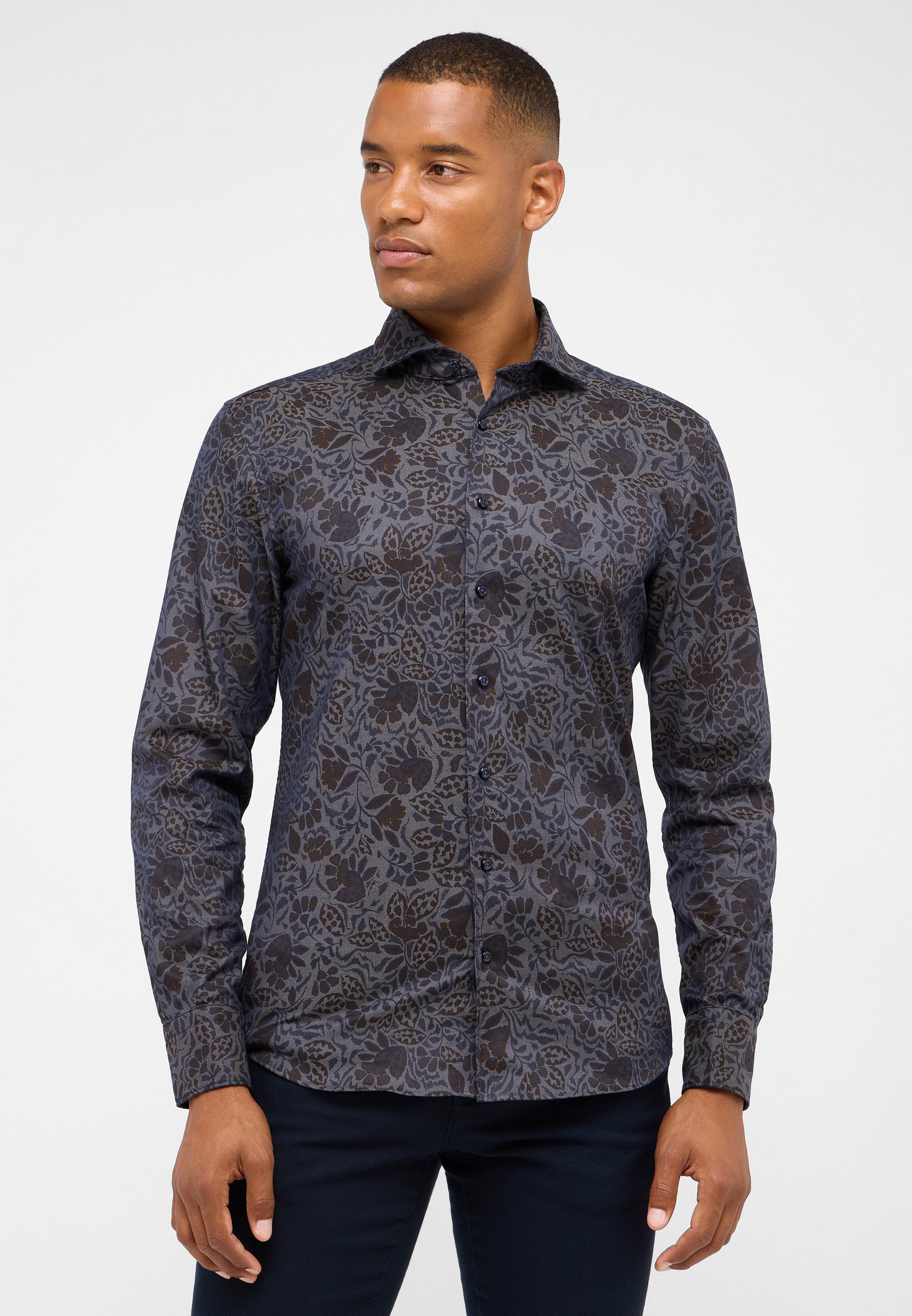 Eterna Langarmhemd "SLIM FIT", EASY IRON (bügelleicht) günstig online kaufen