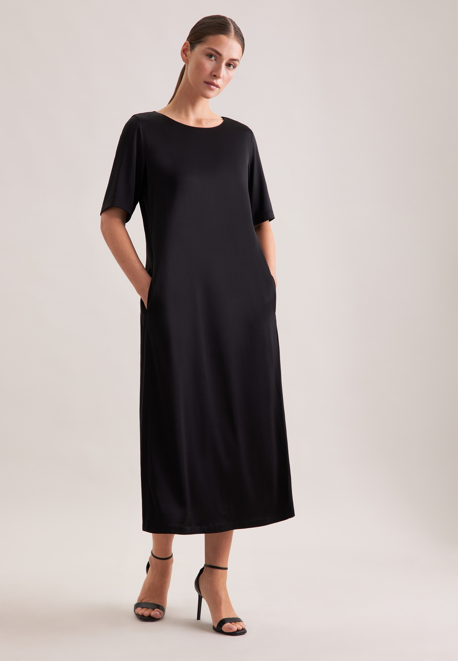 seidensticker Blusenkleid 1/2 Rundhals Uni