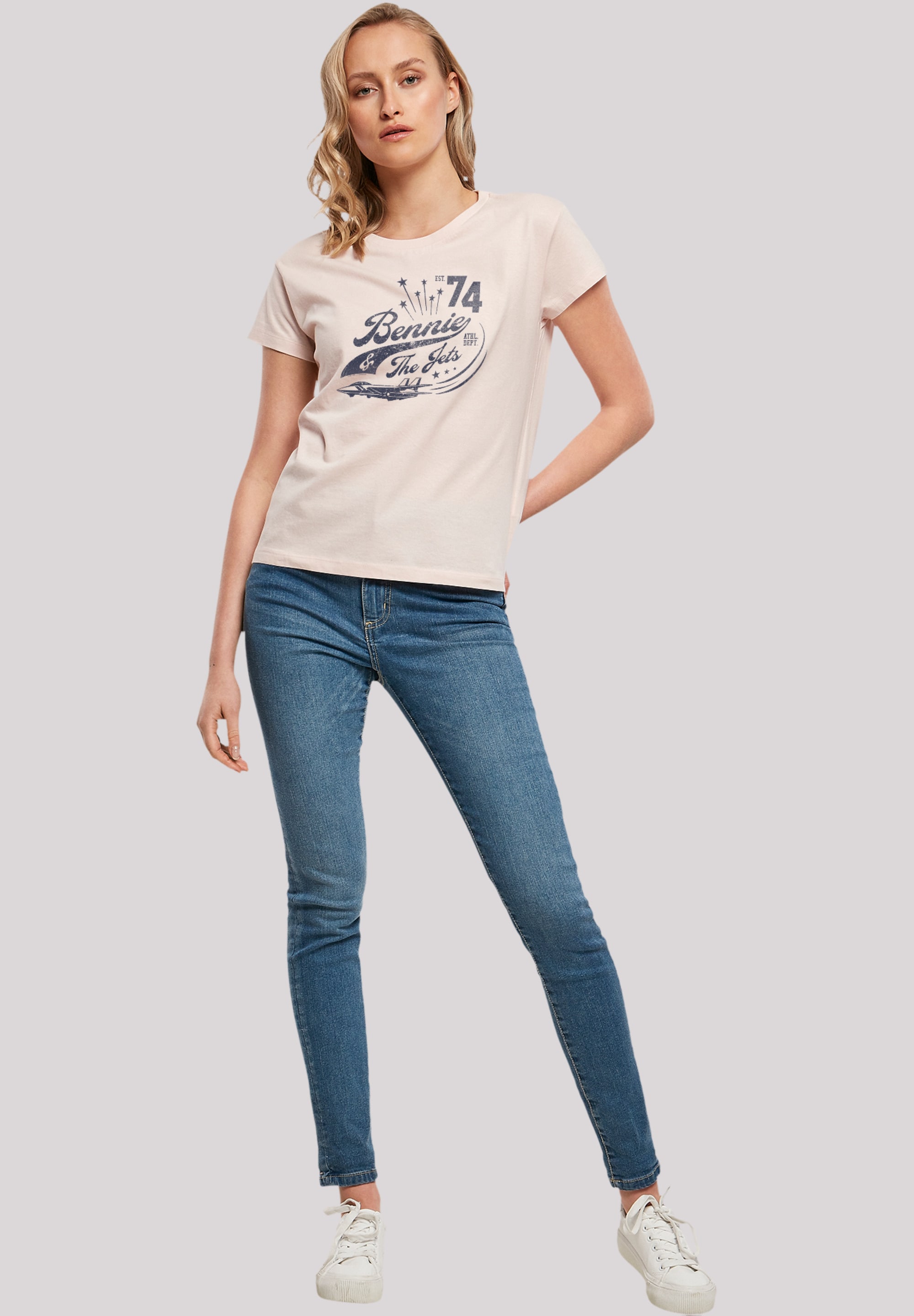 F4NT4STIC T-Shirt »Elton John Bennie And The Jets«, Musik, Band, Logo