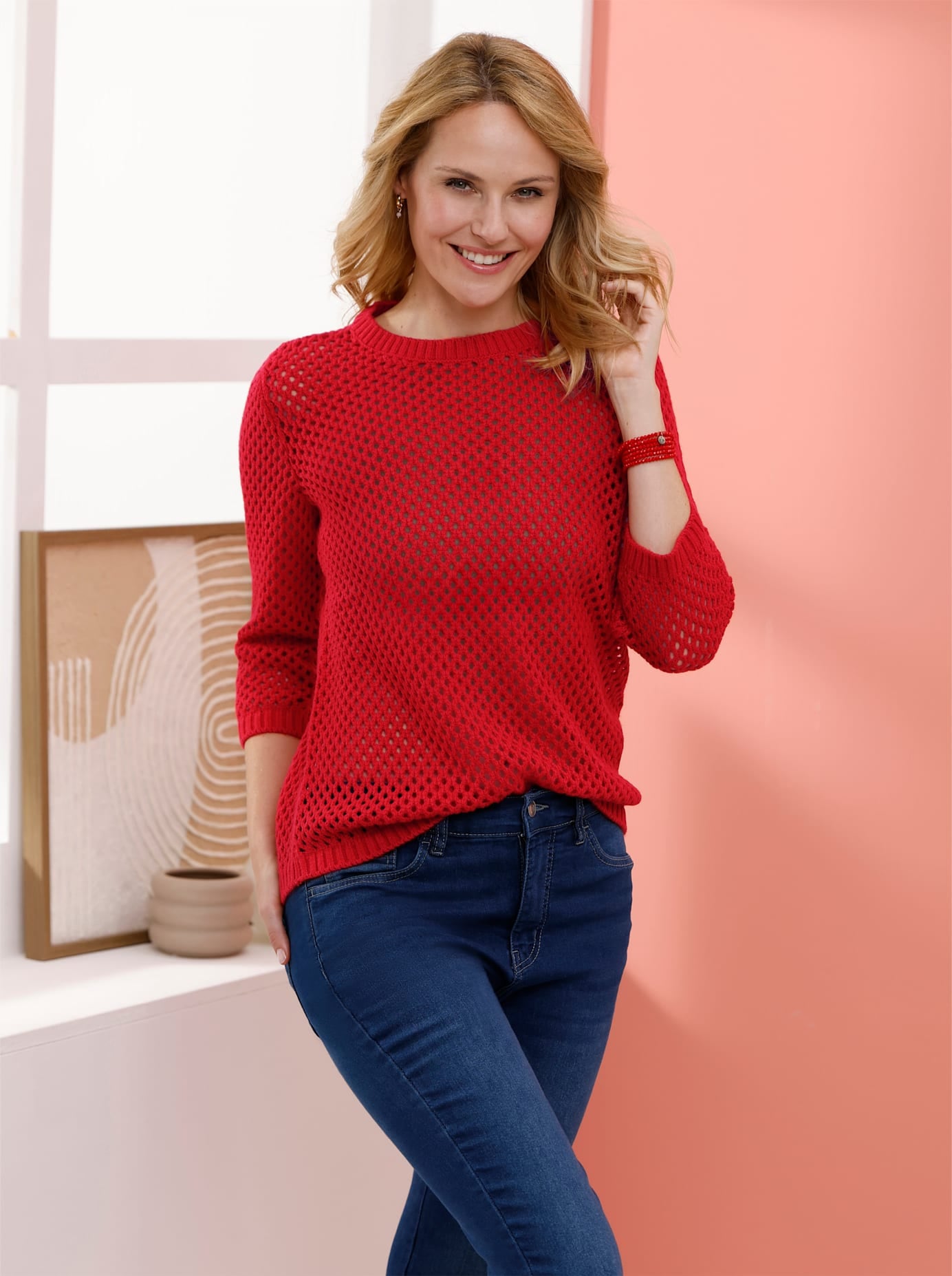 Classic Basics Ajourpullover "Ajour-Pullover" günstig online kaufen