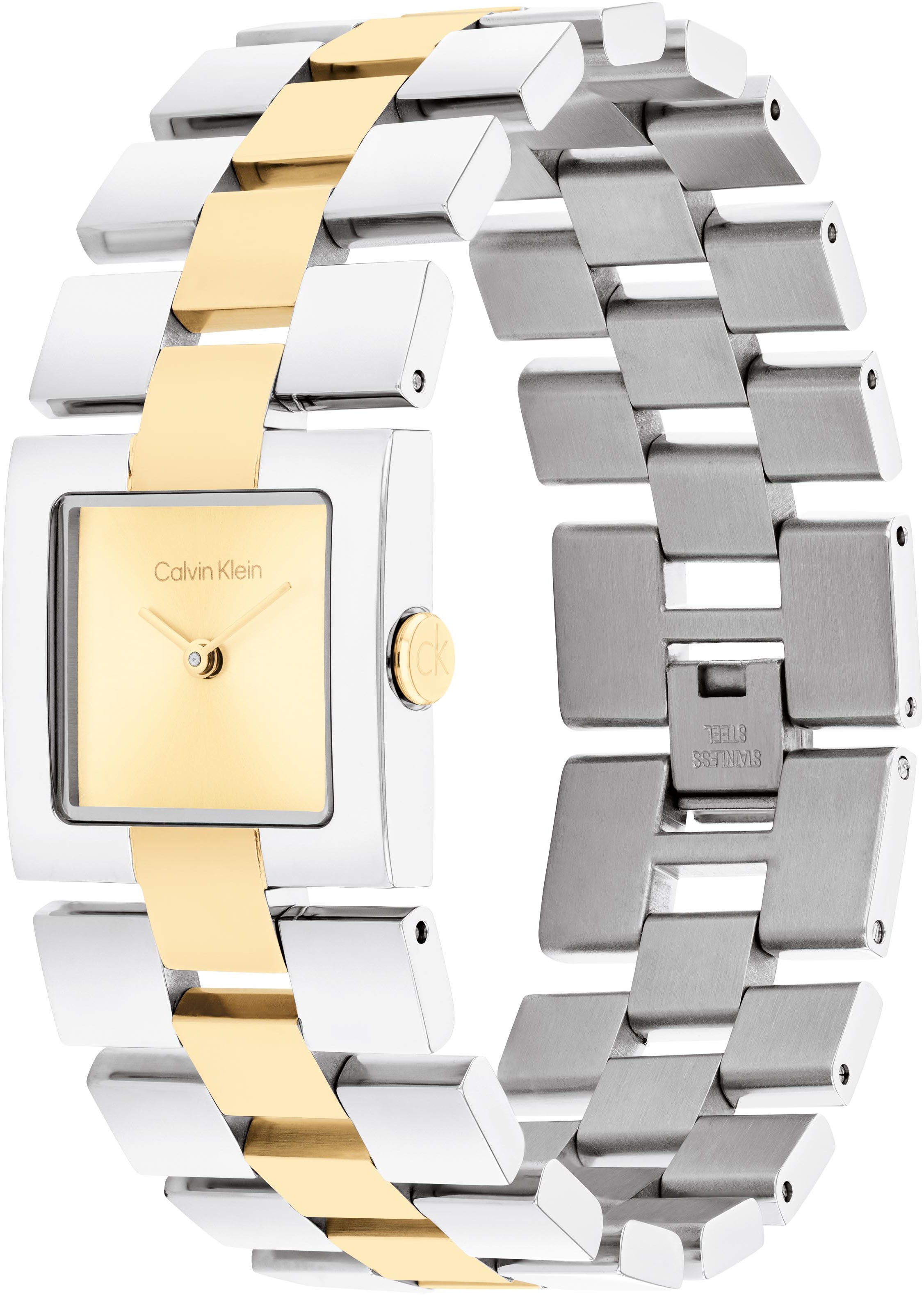 Calvin Klein Quarzuhr »CK MERIDIAN«, Armbanduhr, Damenuhr, Edelstahlarmband, analog