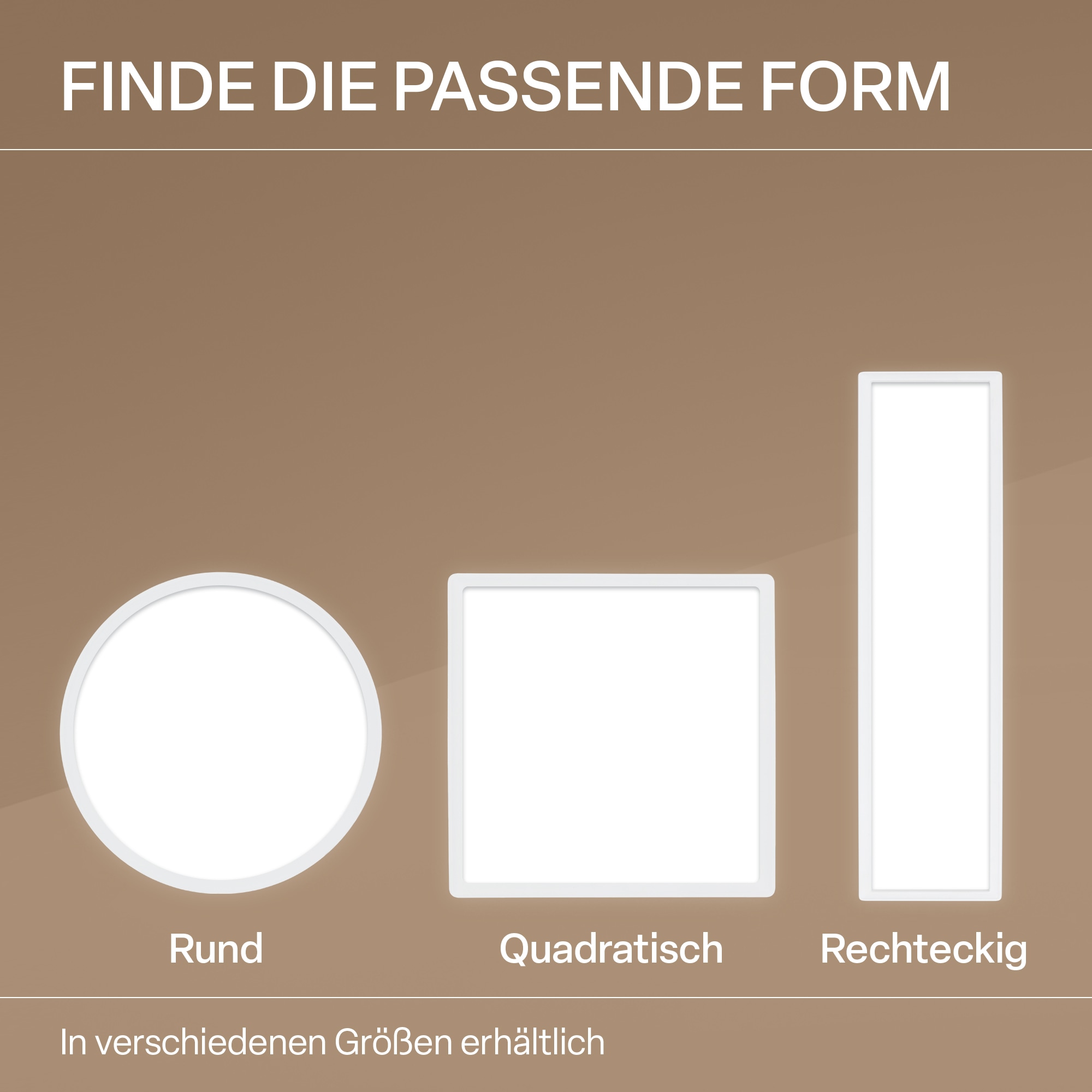 B.K.Licht LED Panel »SHALLOW« LED-Board 1 Stk. Neutralweiß 58x20x3 cm, Badlampe, Badezimmer, Küche, Wohnzimmer