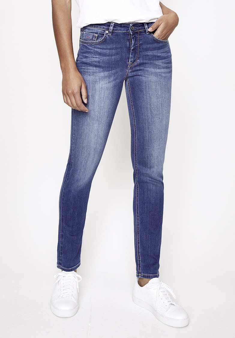 FIVE FELLAS Straight-Jeans »MAGGY« nachhaltig Ital...