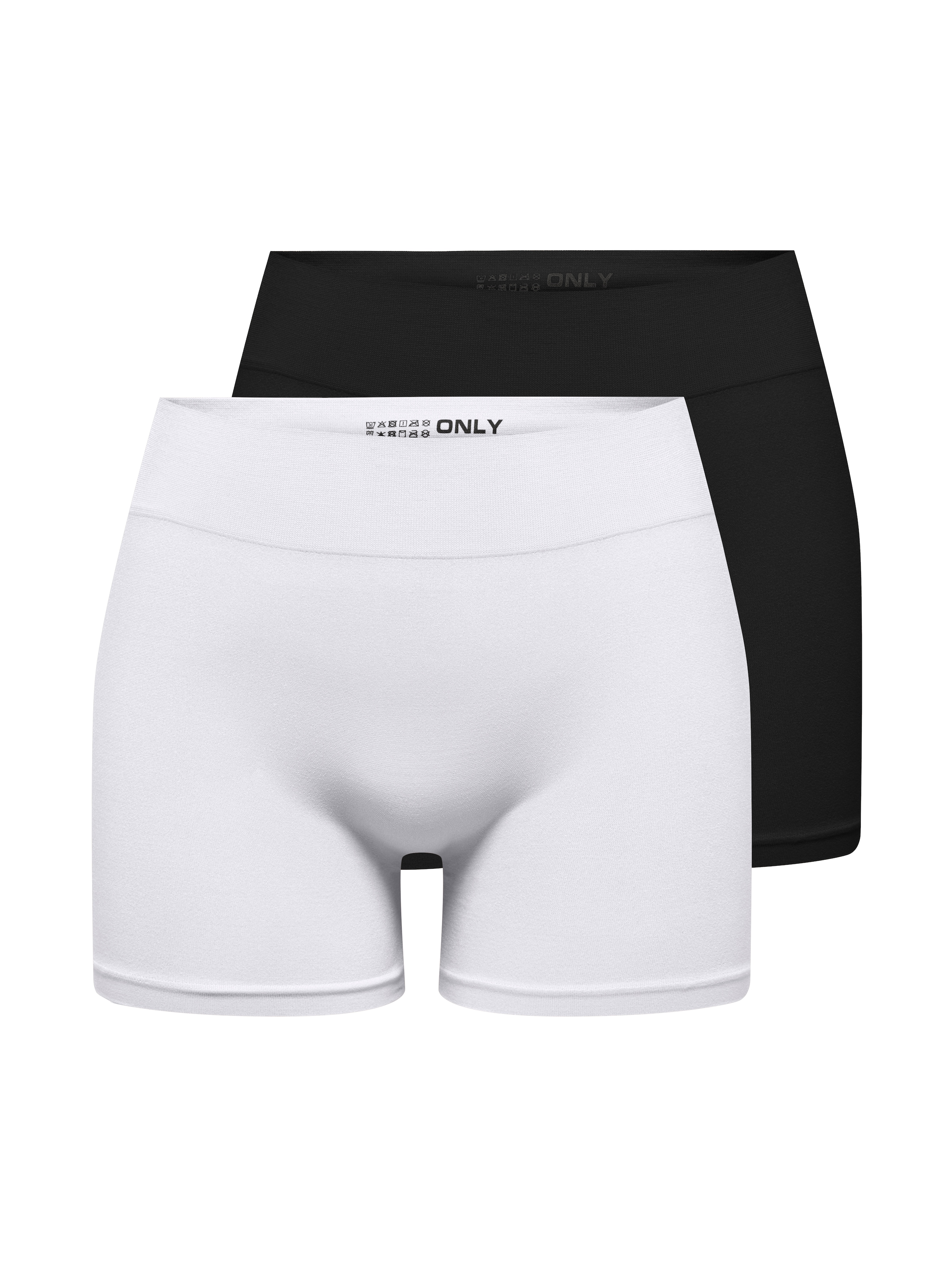 ONLY Hotpants "ONLVICKY S-LESS MINI SHORTS 2-PACK", (Packung, 2 tlg.)