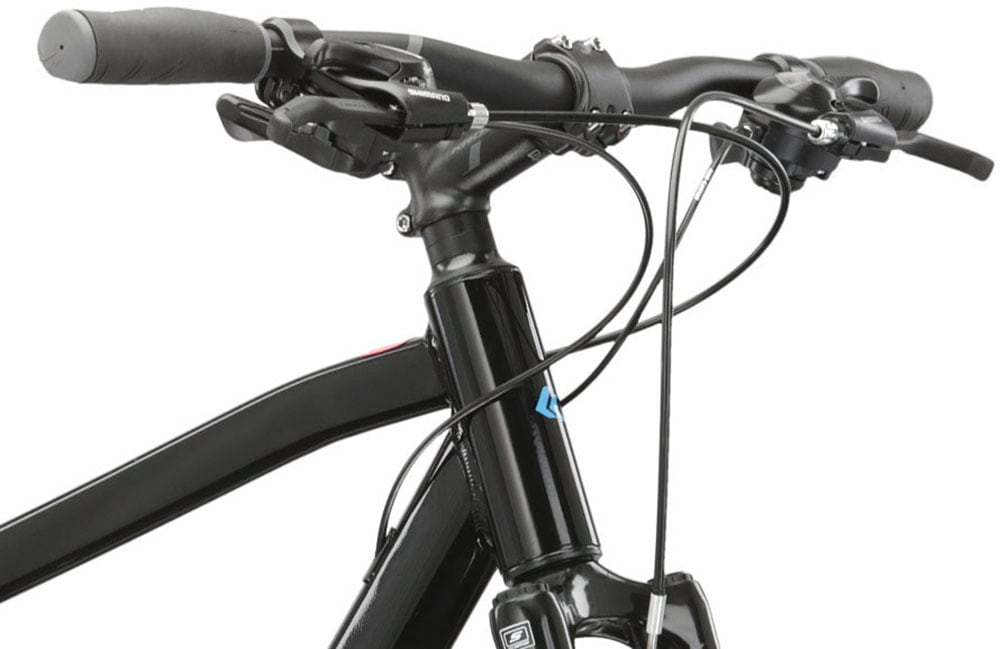 Kross Crossrad »KROSS Crossbike Evado 2.0 28" schwarz 21 Gänge«, 21 Gang, Shimano, Tourney Schaltwerk, Kettenschaltung